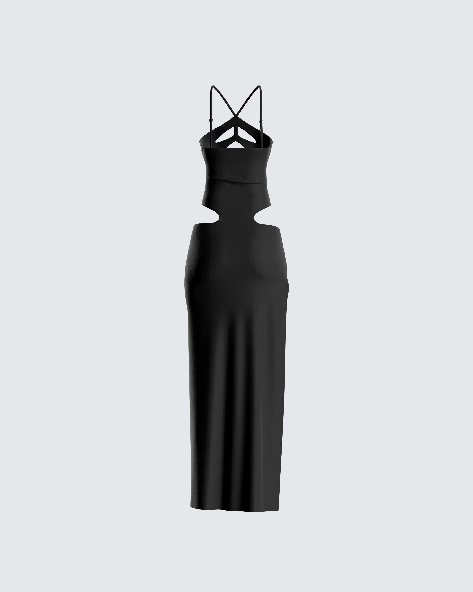 Carrie Black Cut Out Dress - Image 3