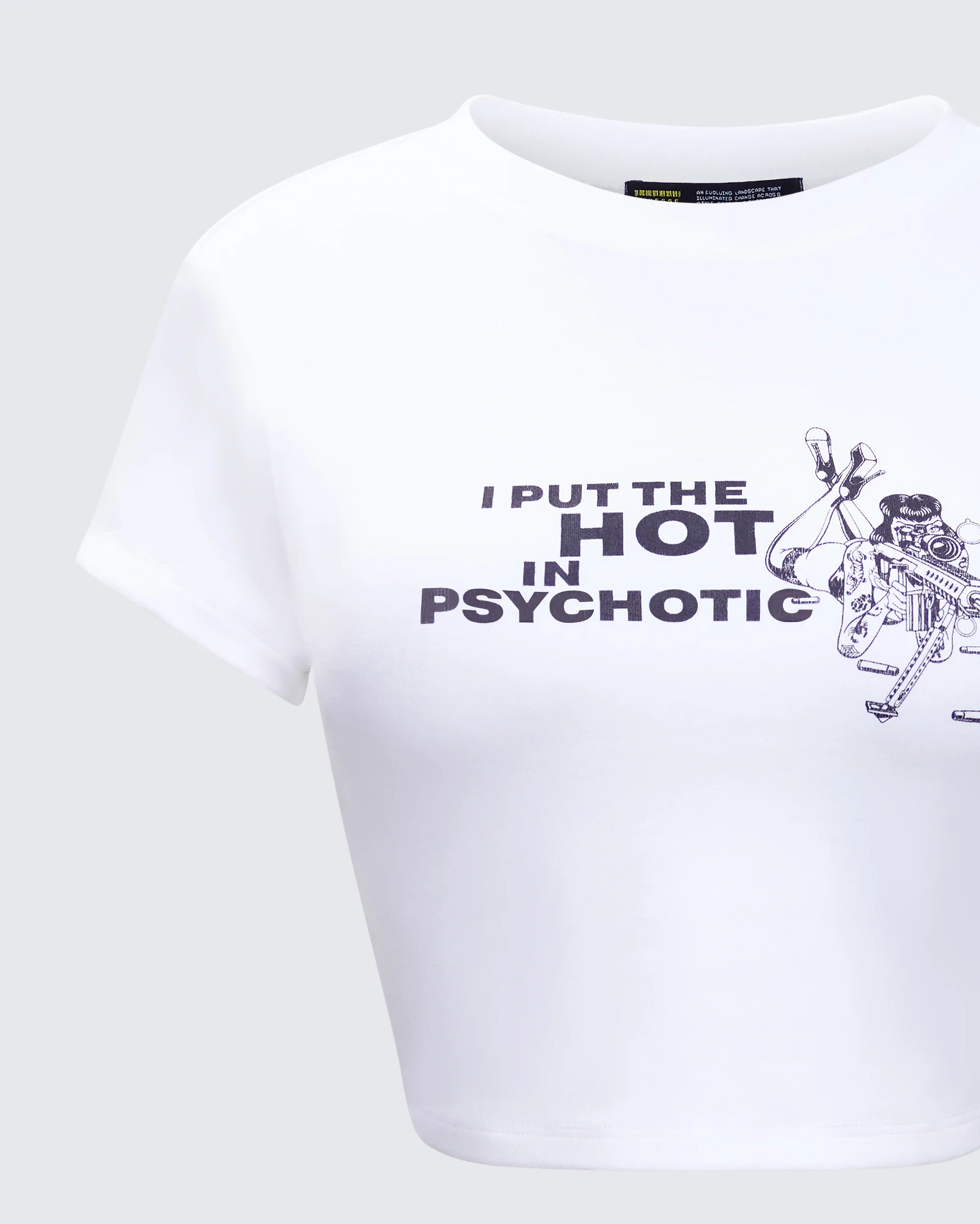 Chaya White Graphic Tee - Image 6