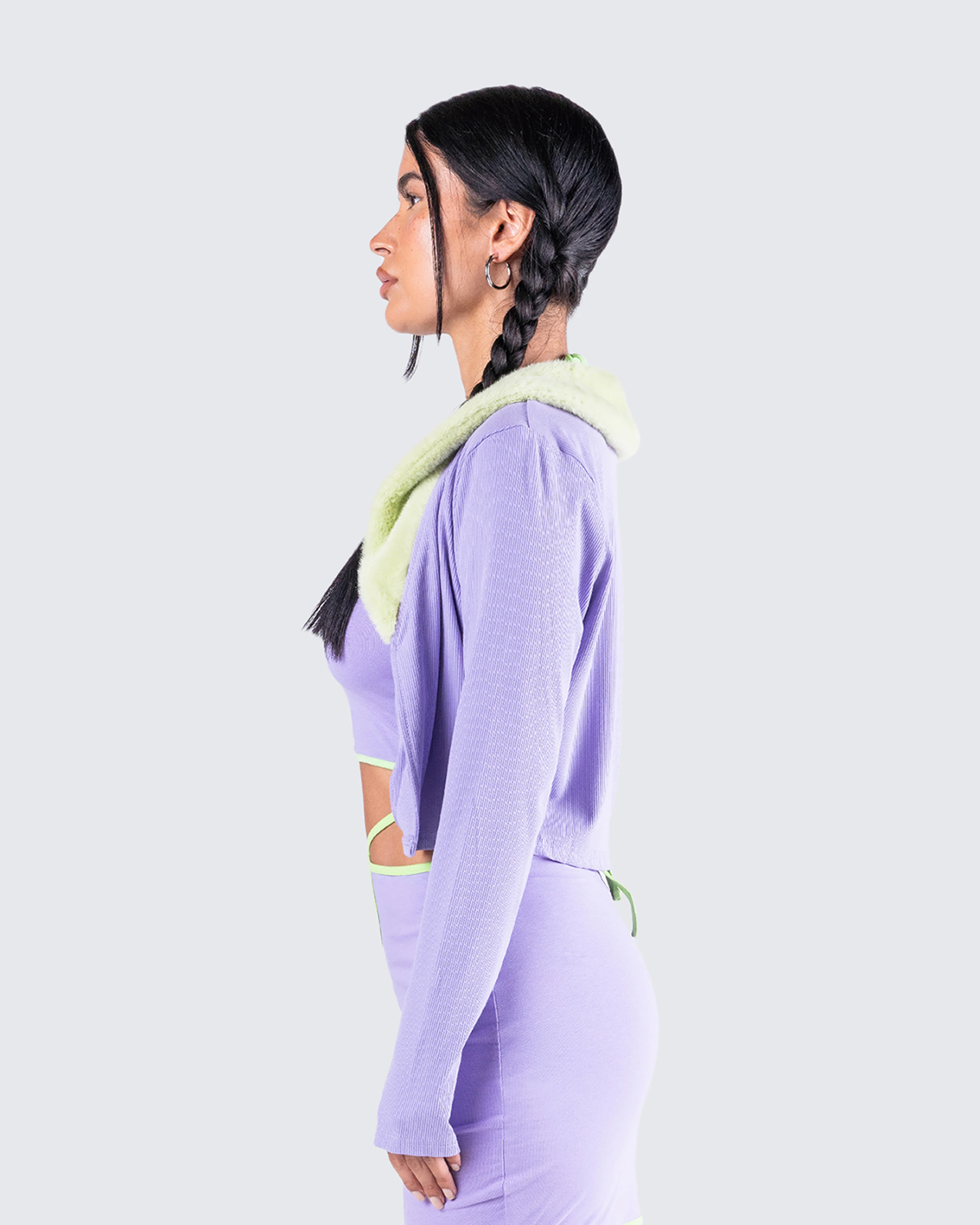 Cici Fur Trim Sweater - Image 6