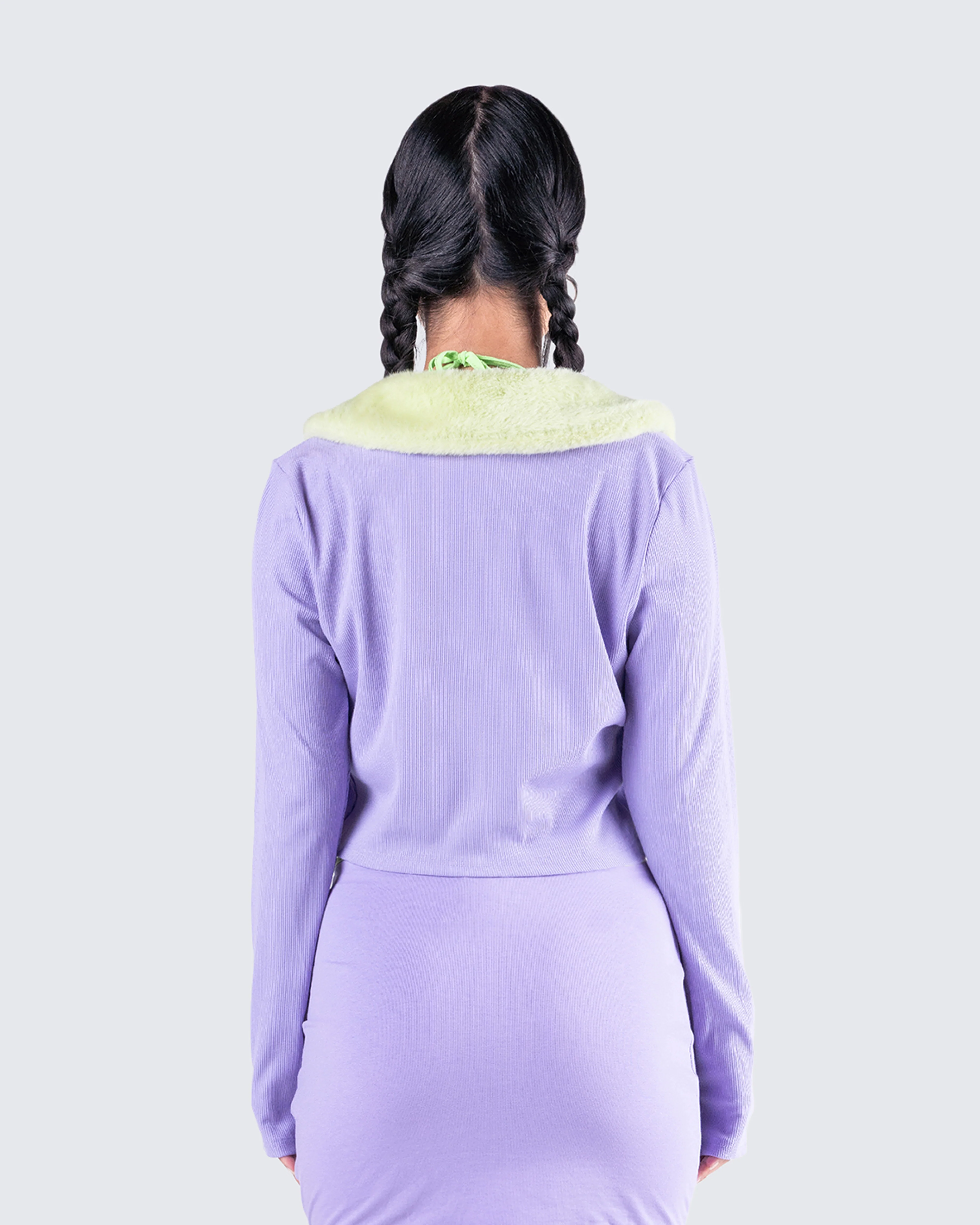 Cici Fur Trim Sweater - Image 7