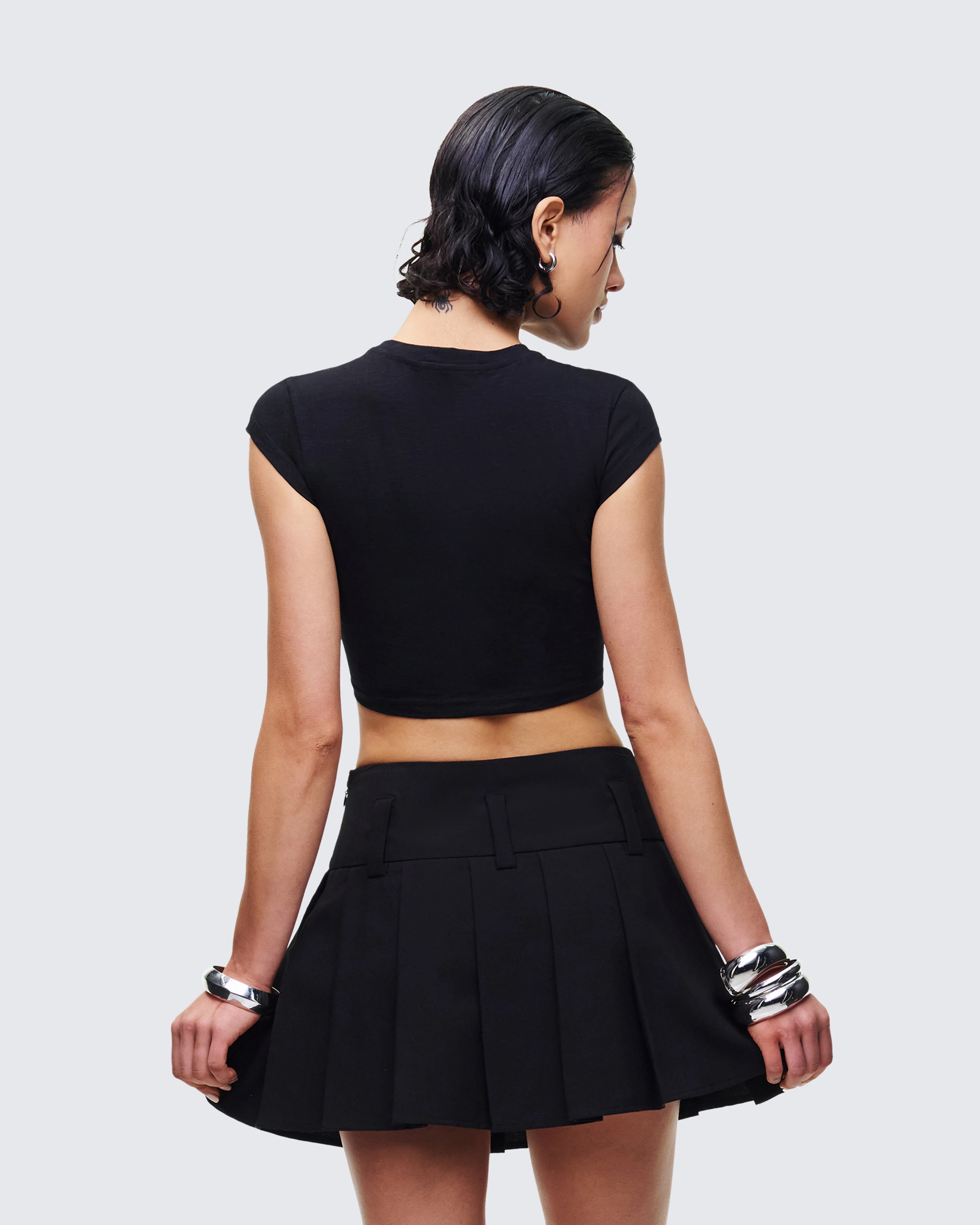 Clea Black Capricorn Graphic Top - Image 6