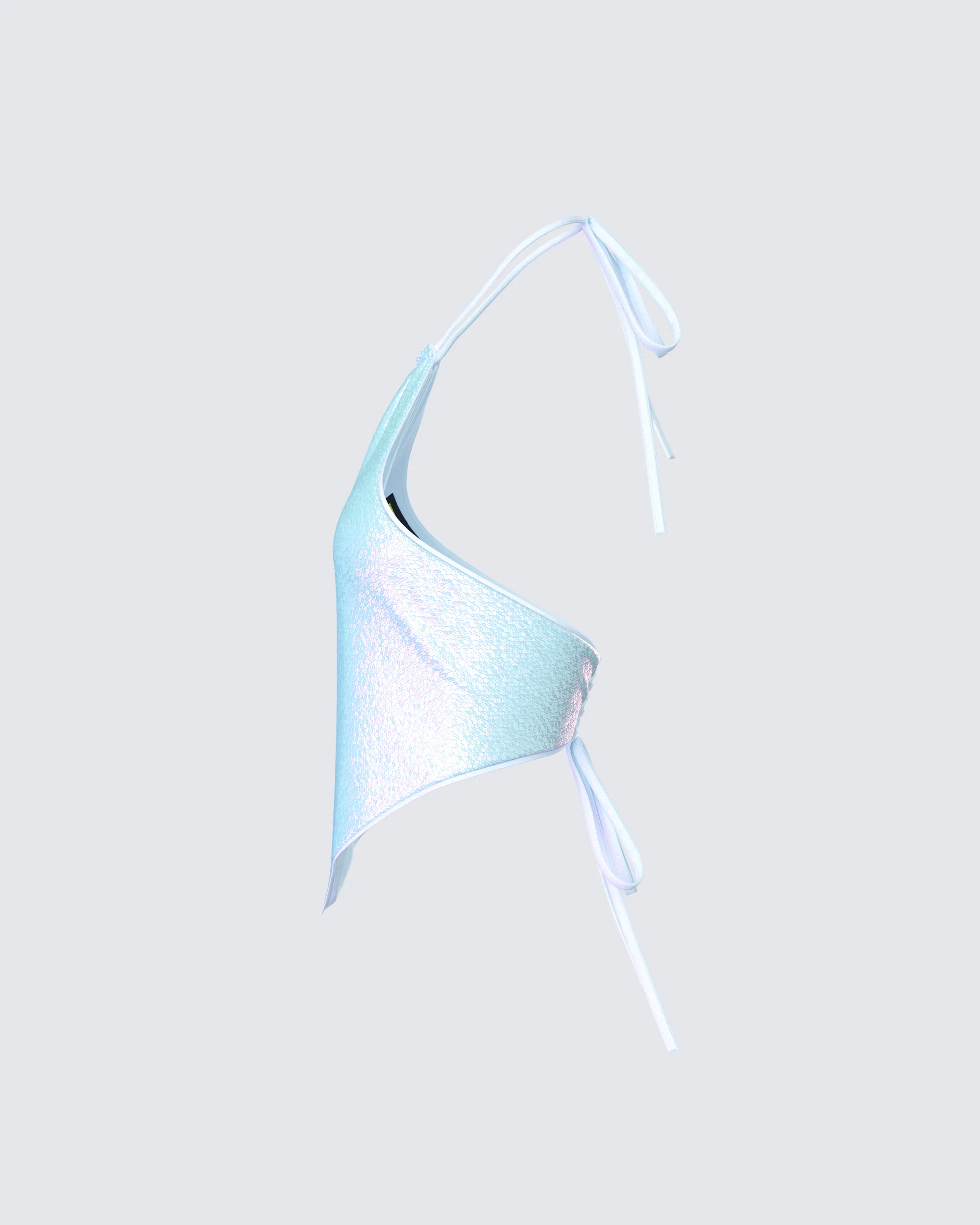Courtney Blue Sequin Top - Image 2