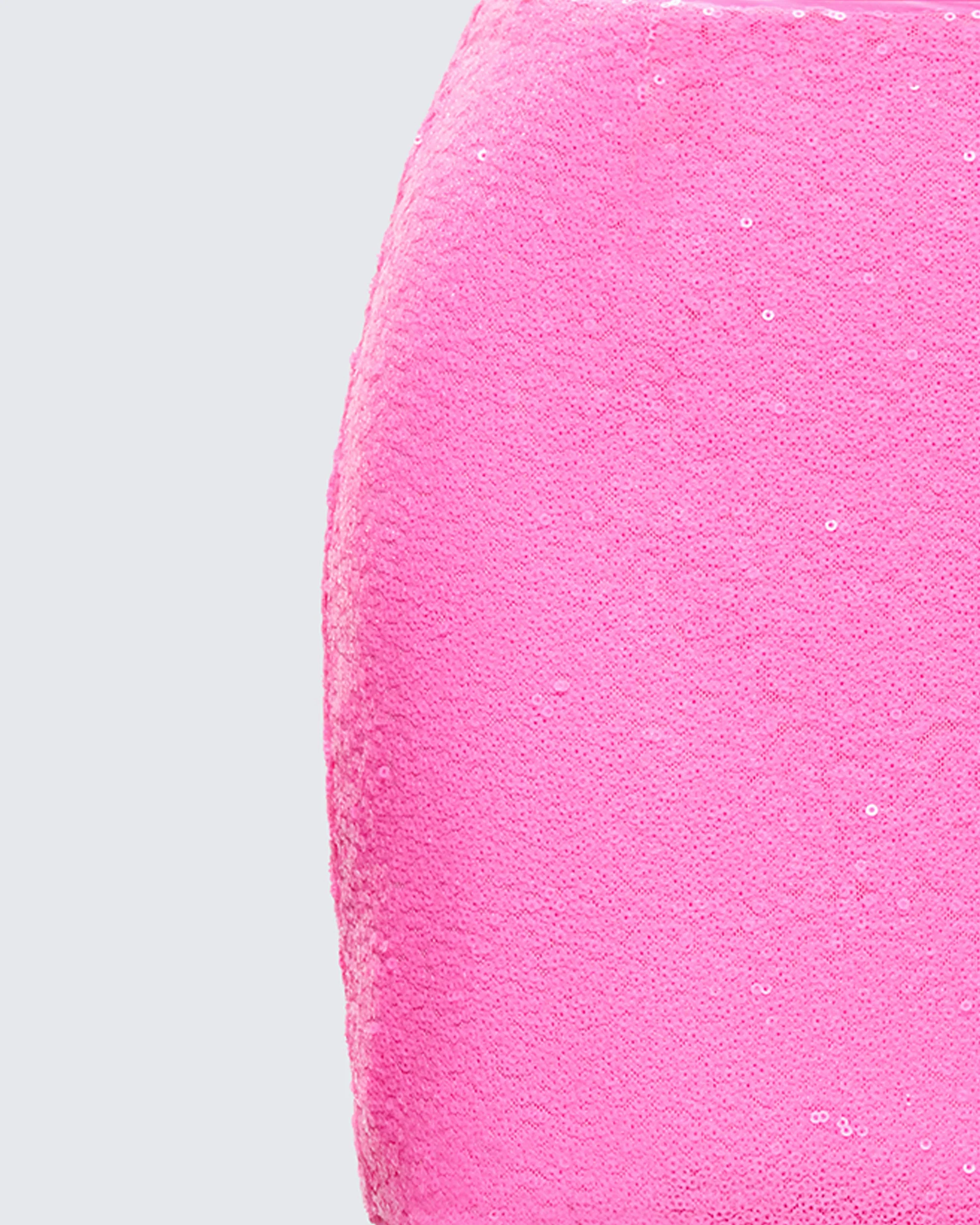 Courtney Pink Sequin Mini Skirt - Image 6