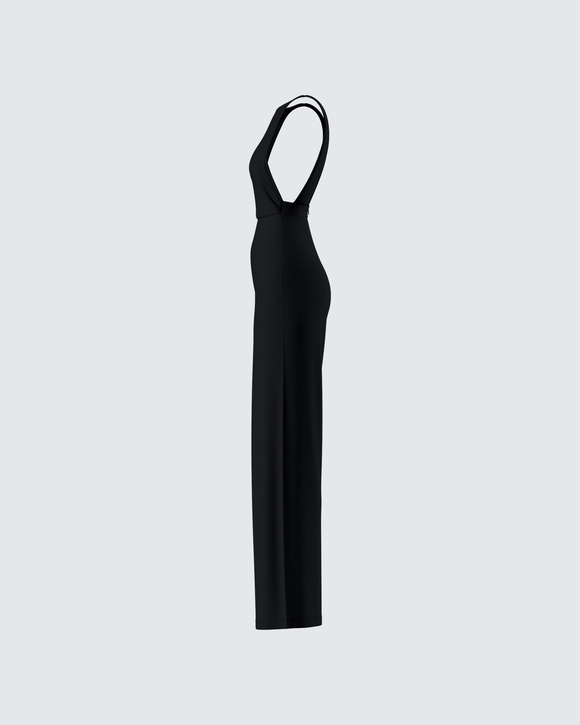 Damira Black Maxi Jumpsuit - Image 3
