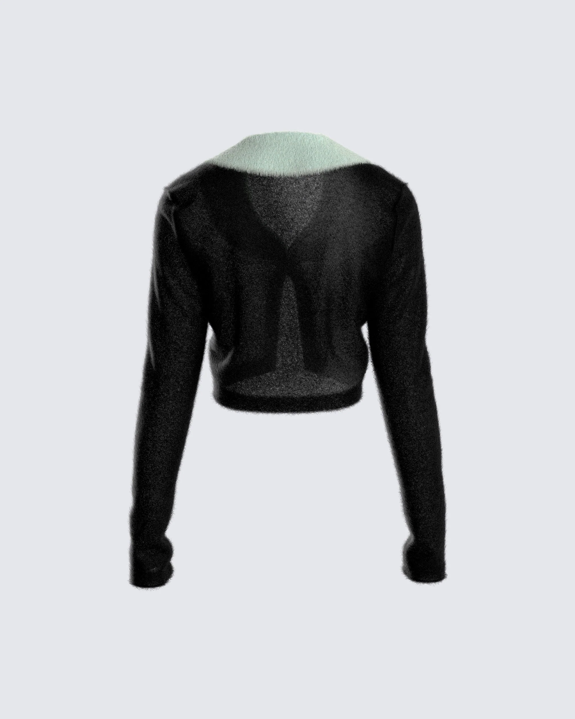 Danielle Fur Trim Top - Image 3