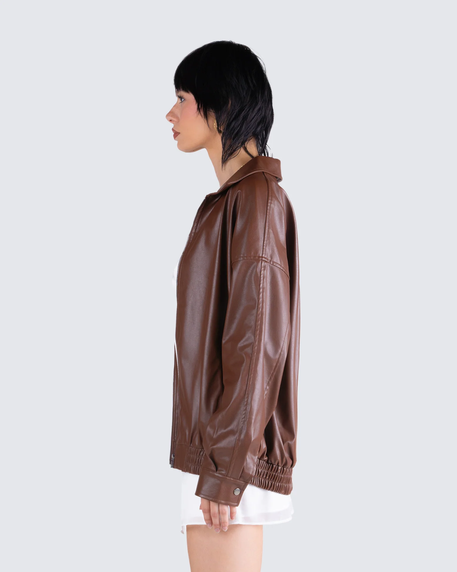 Danny Brown Vegan Leather Jacket - Image 5