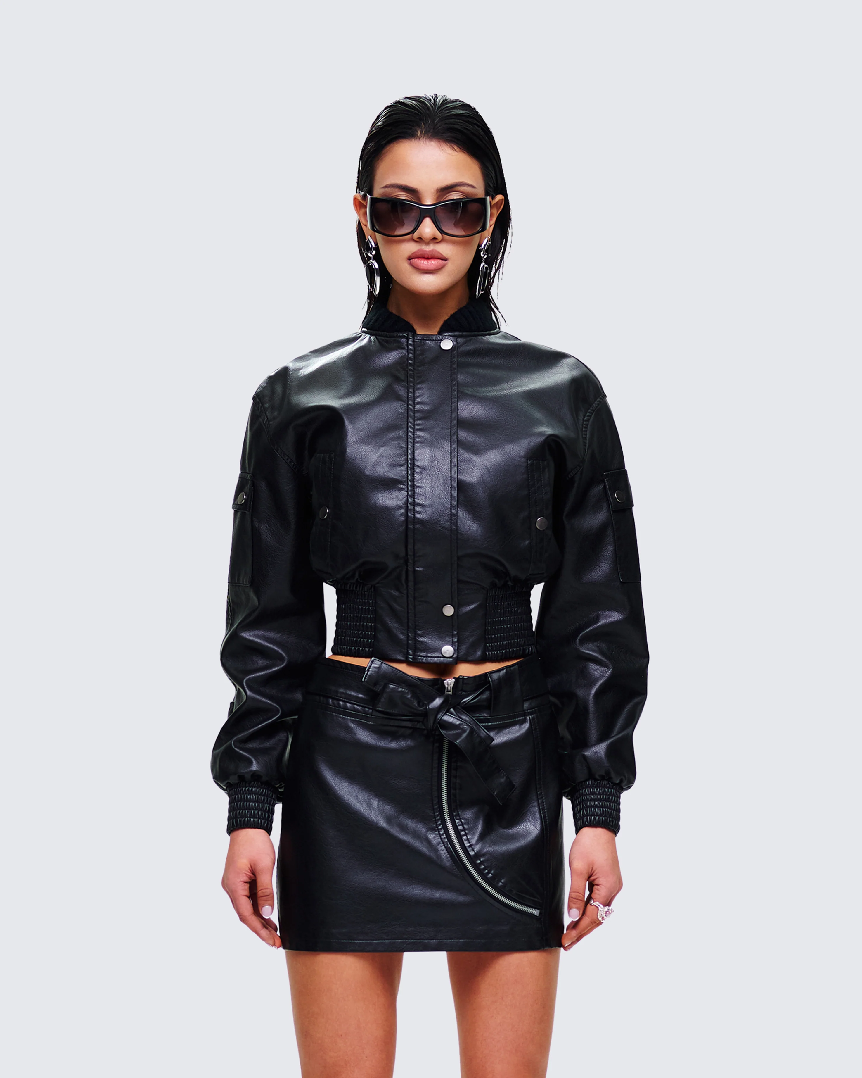 Darah Black Bomber Jacket - Image 4