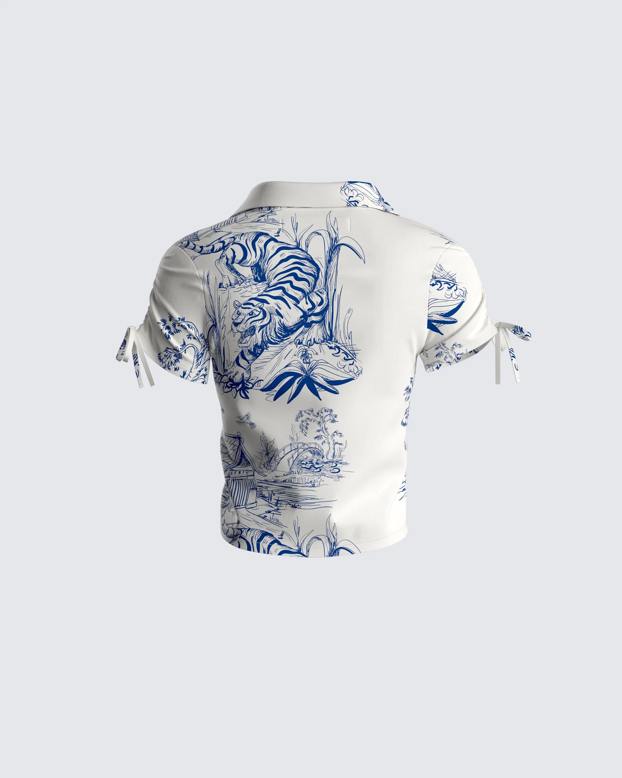 Dawn Tiger Print Top - Image 3