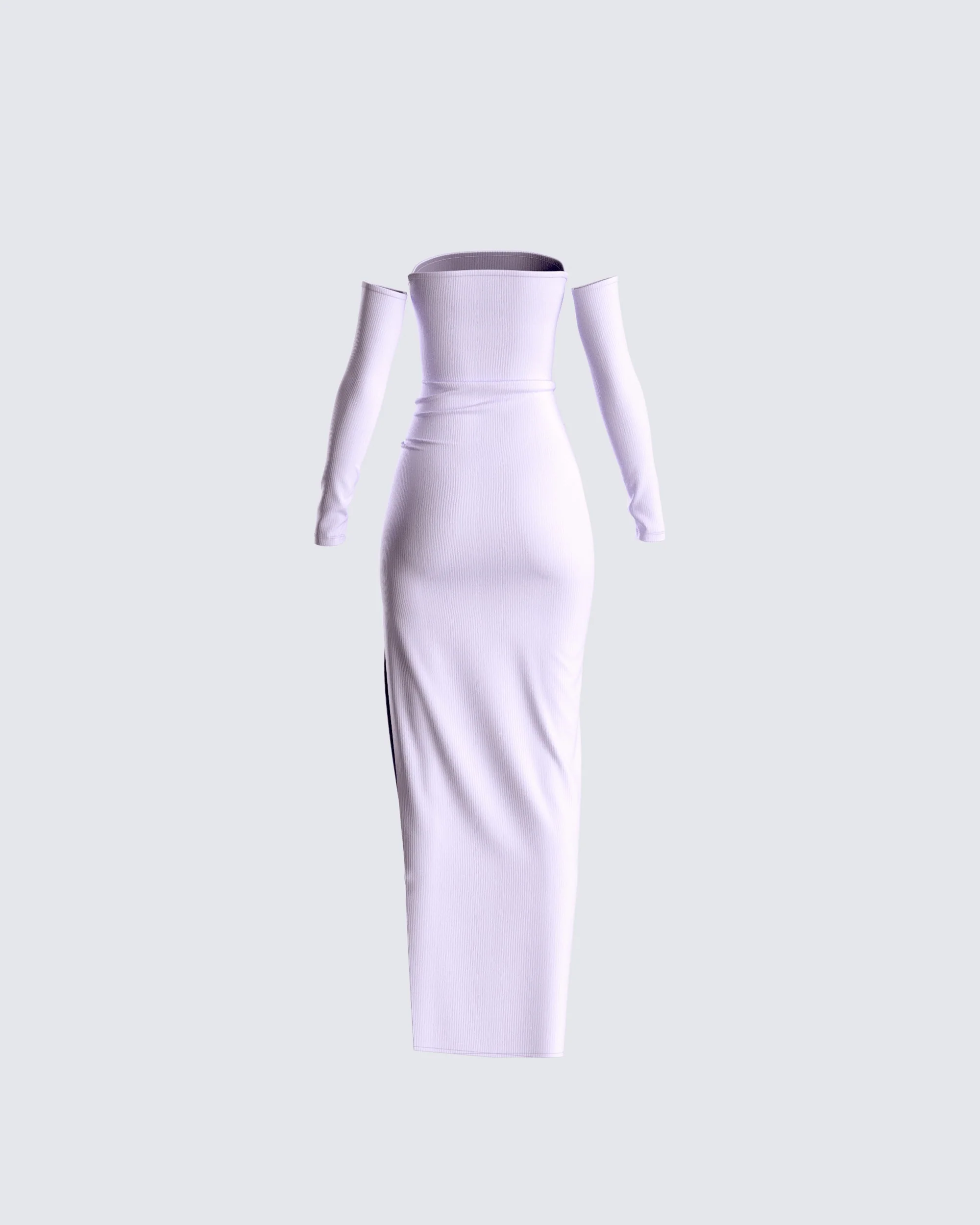 Desta Purple Maxi Dress - Image 3