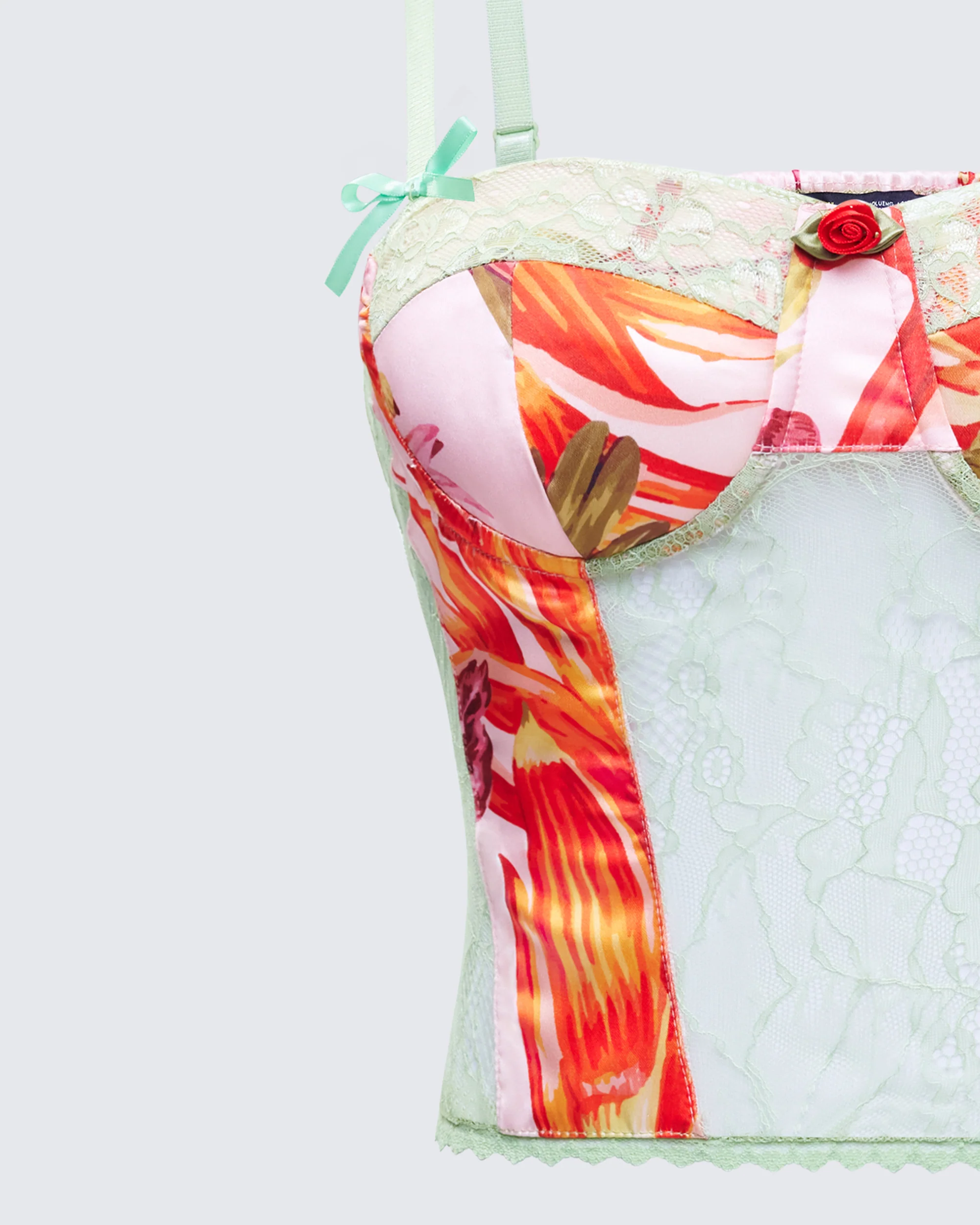 Devi Multi Print Corset Top - Image 6