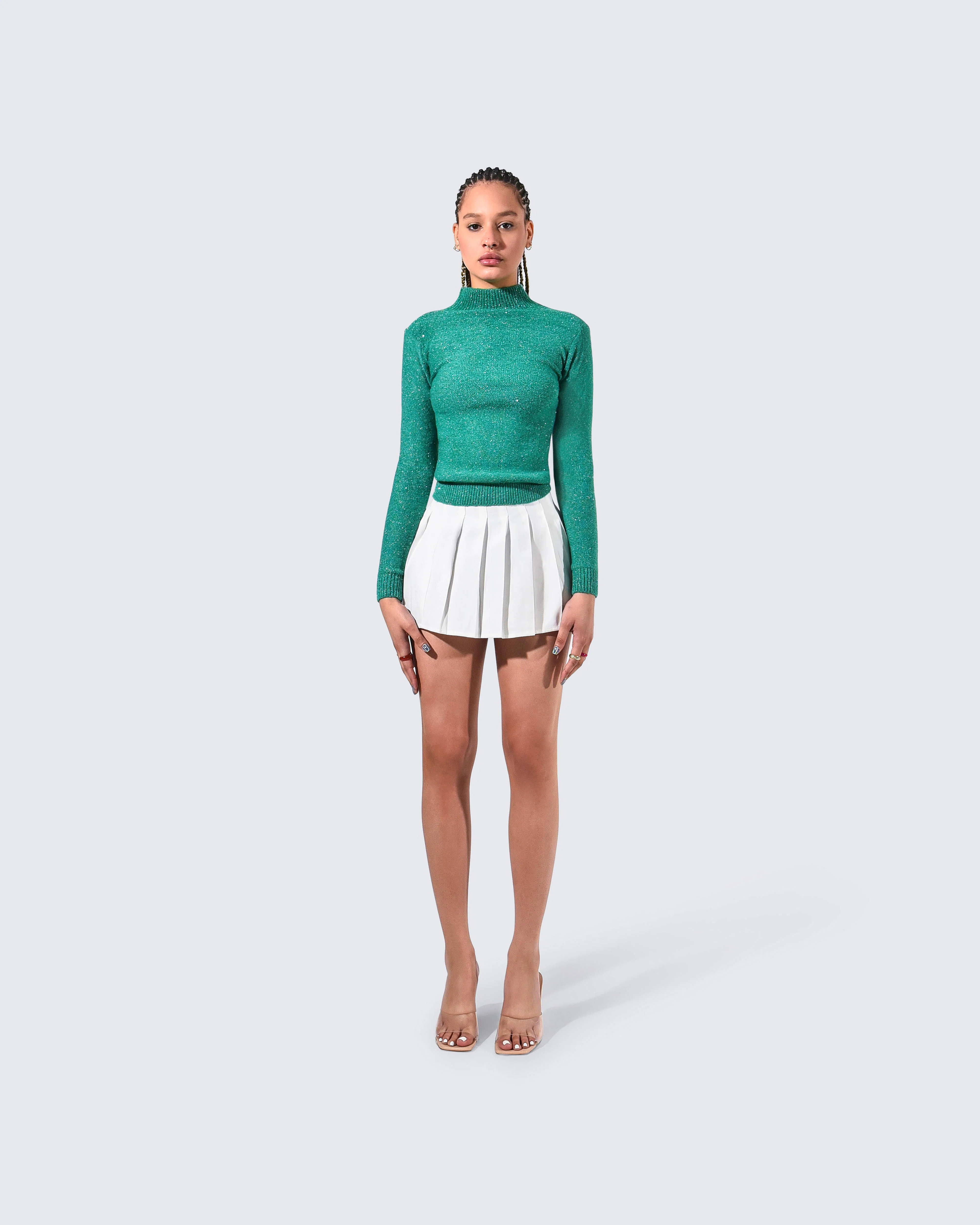 Dionne Sequin Knit Top - Image 4