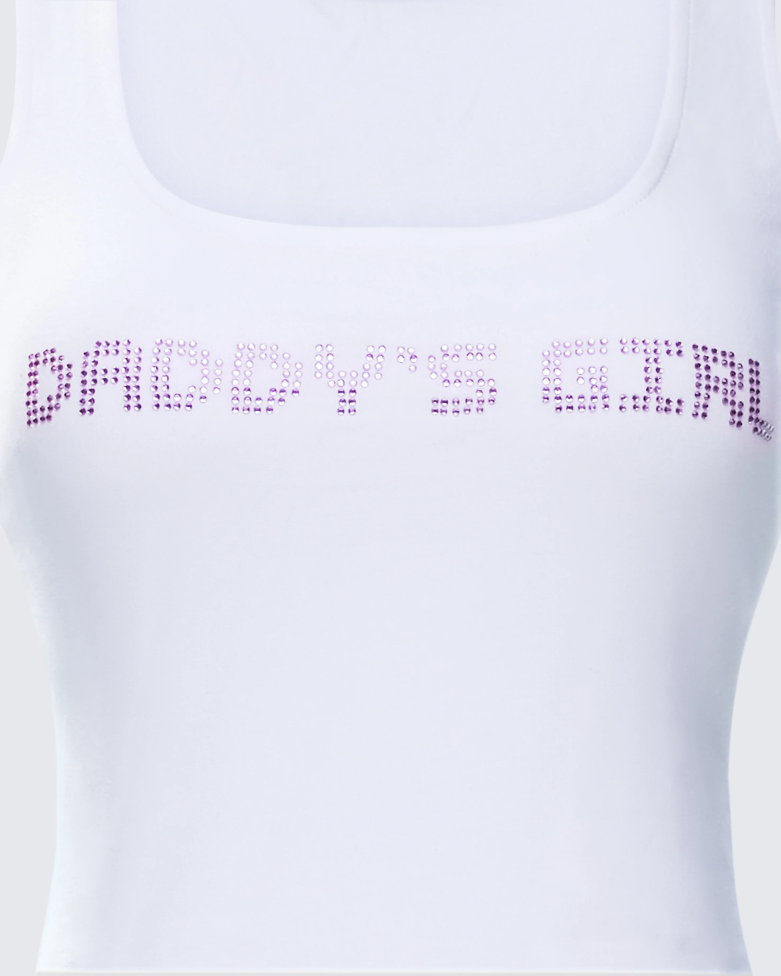 Dolores White Graphic Tank Top - Image 6