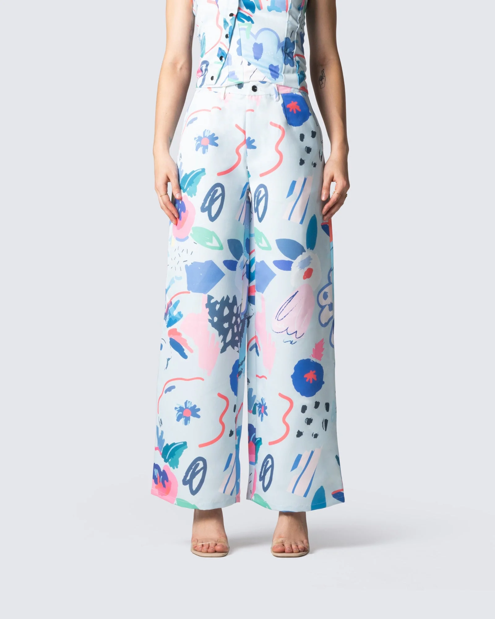 Dominic Doodle Print Pant - Image 4