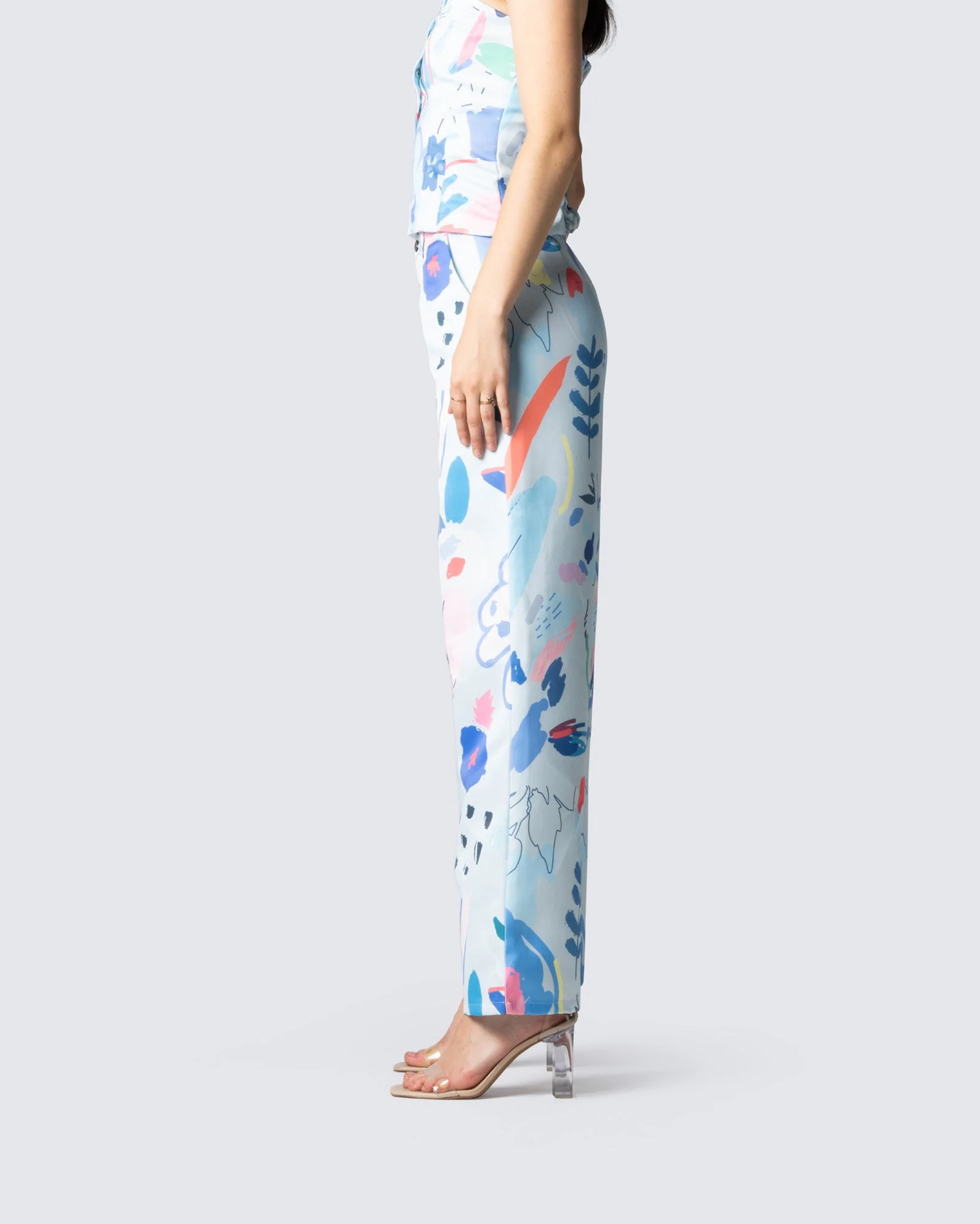 Dominic Doodle Print Pant - Image 5