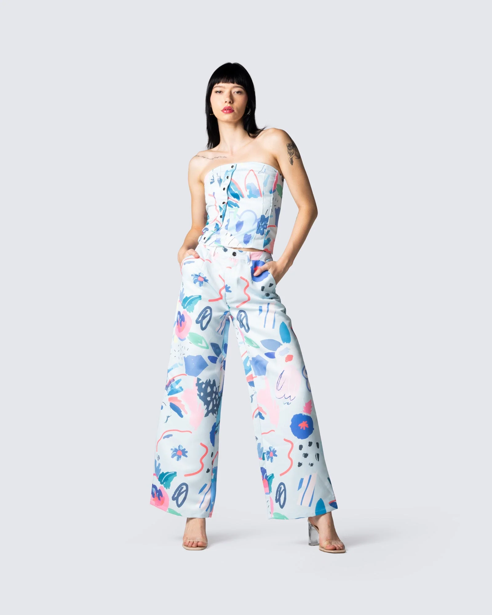 Dominic Doodle Print Pant - Image 7
