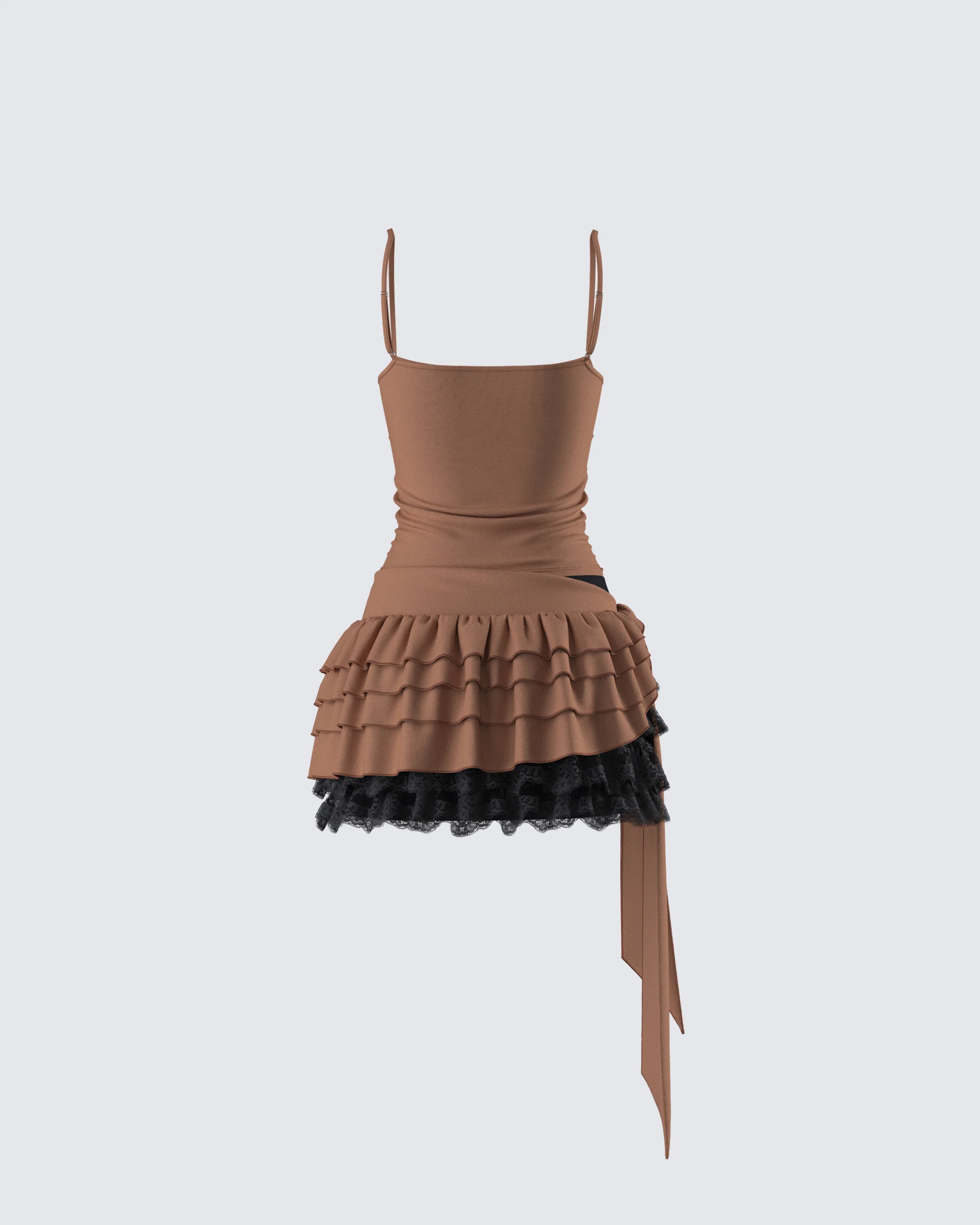 Dovie Cocoa Ruffle Set - Image 3