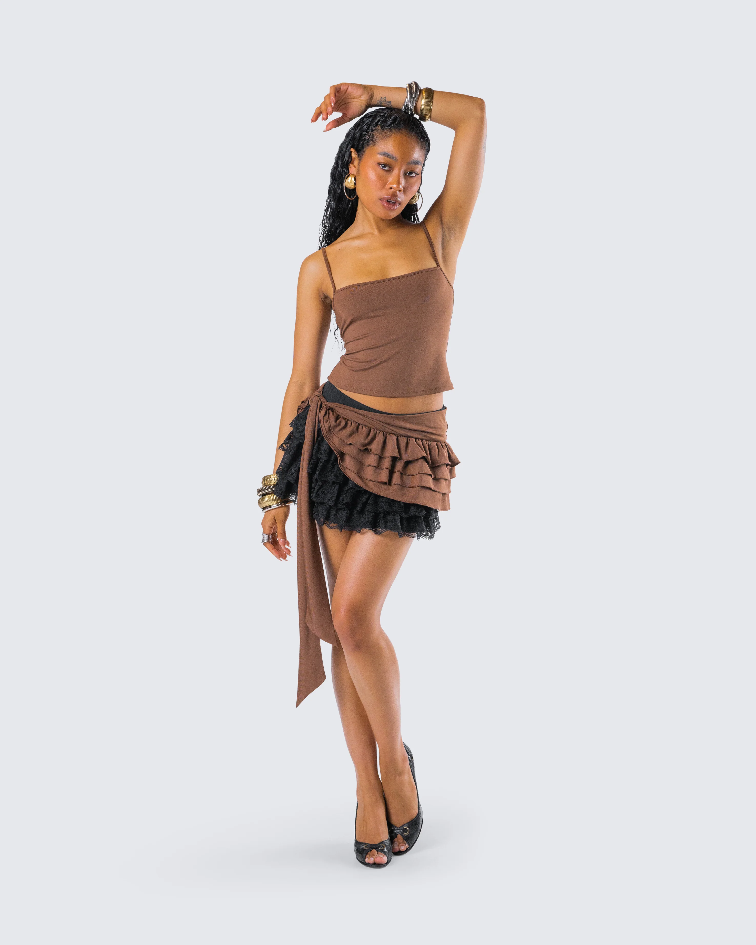 Dovie Cocoa Ruffle Set - Image 8