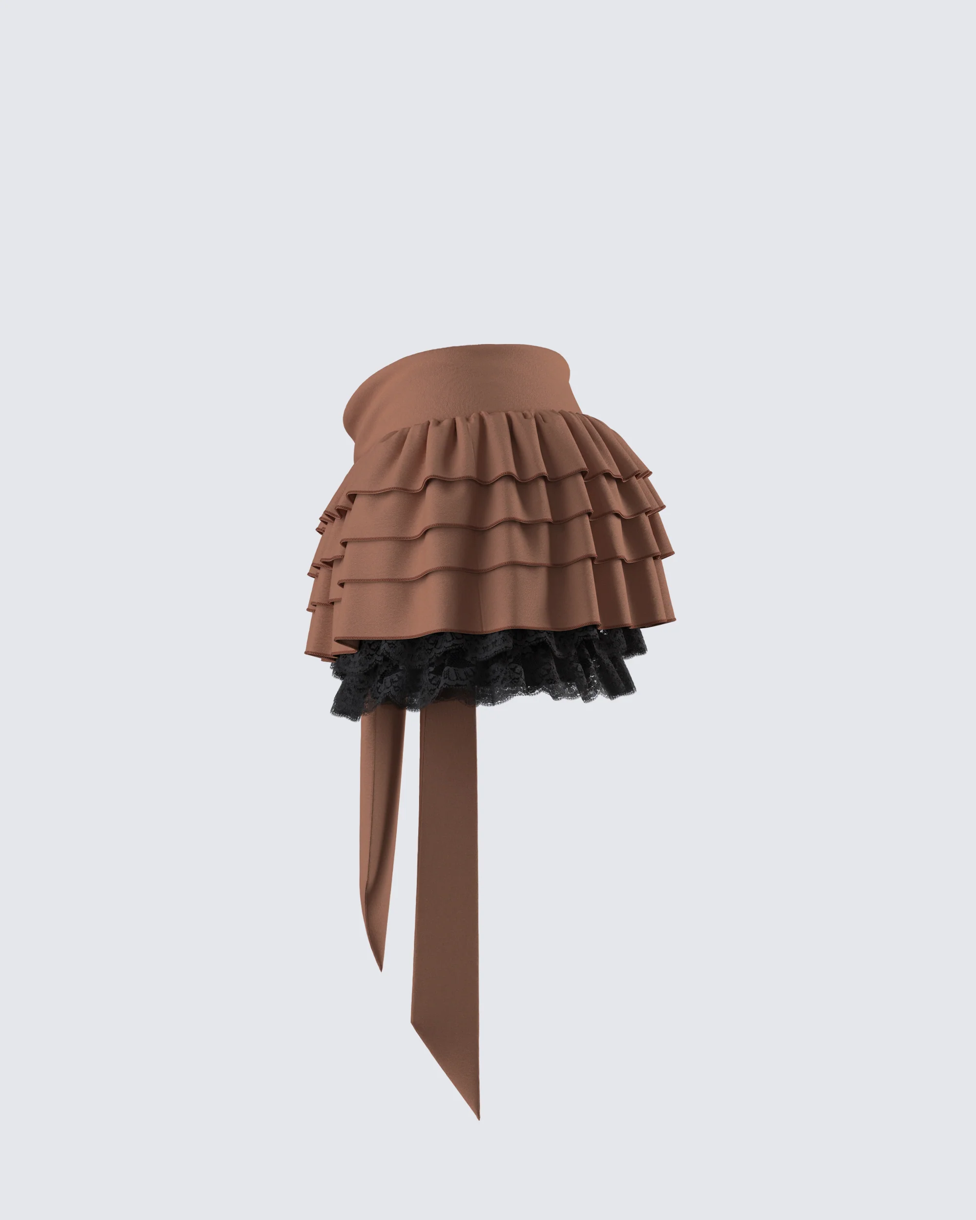Dovie Multi Ruffle Layered Skirt - Image 2