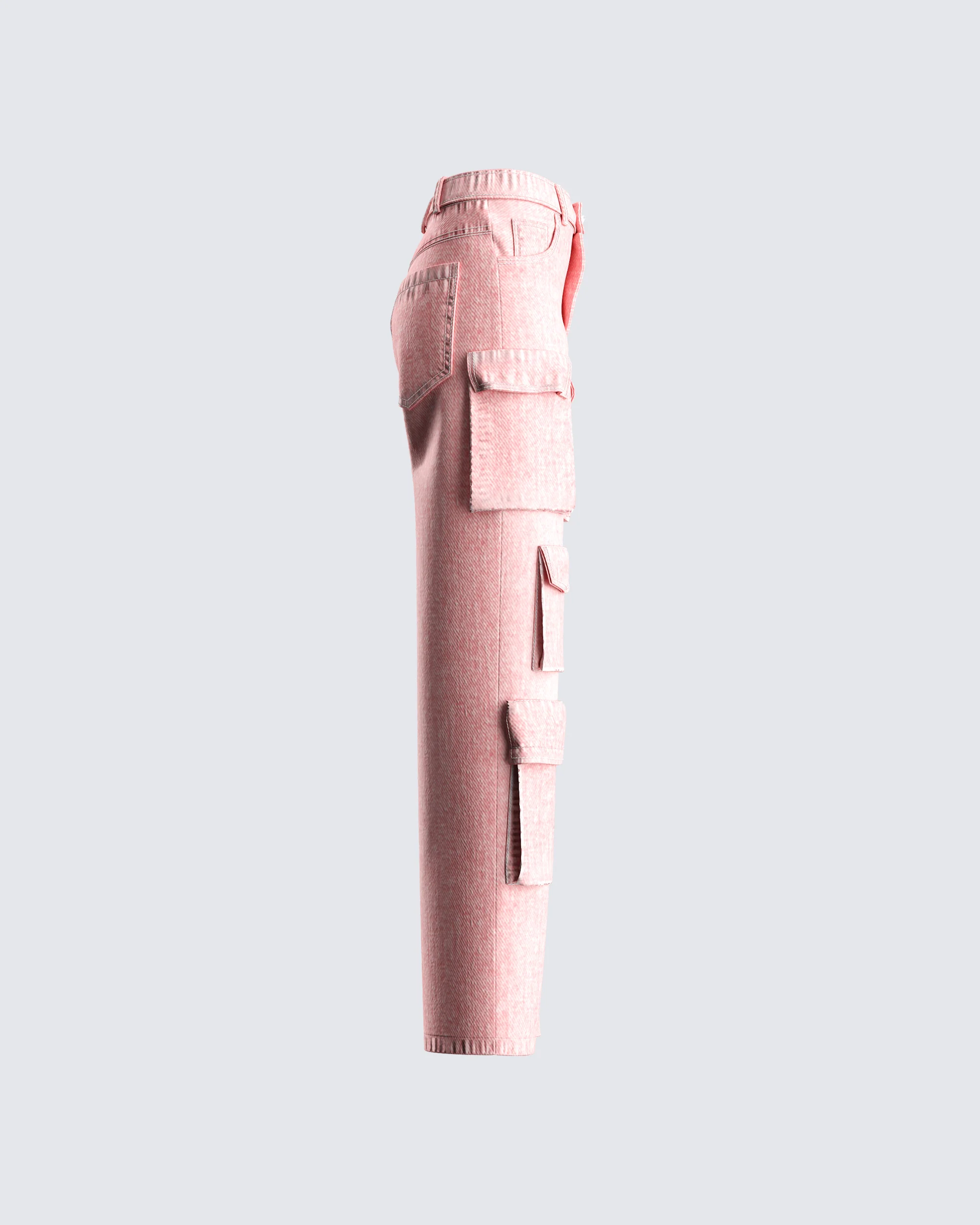 Dustin Pink Acid Wash Jeans - Image 2