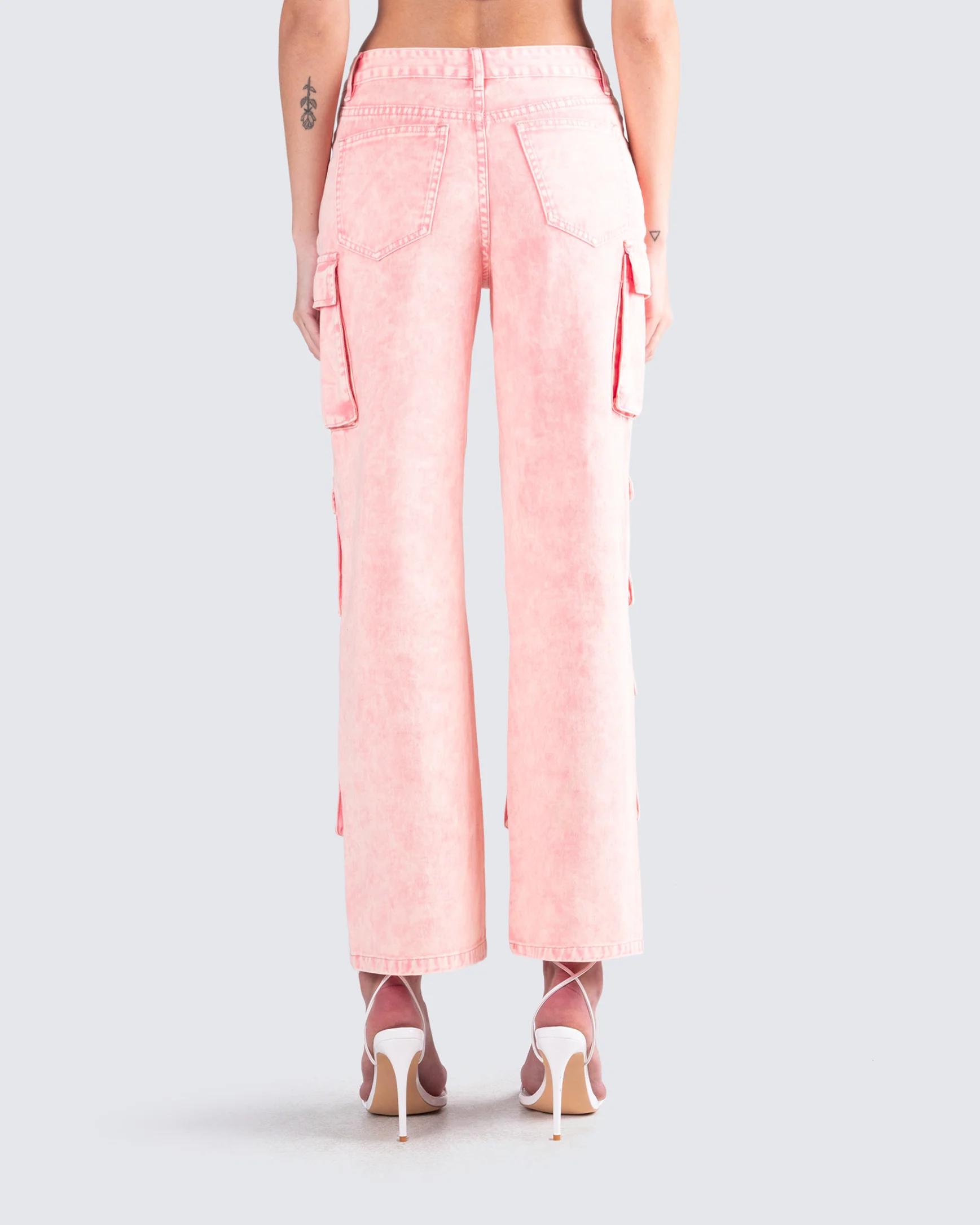 Dustin Pink Acid Wash Jeans - Image 6