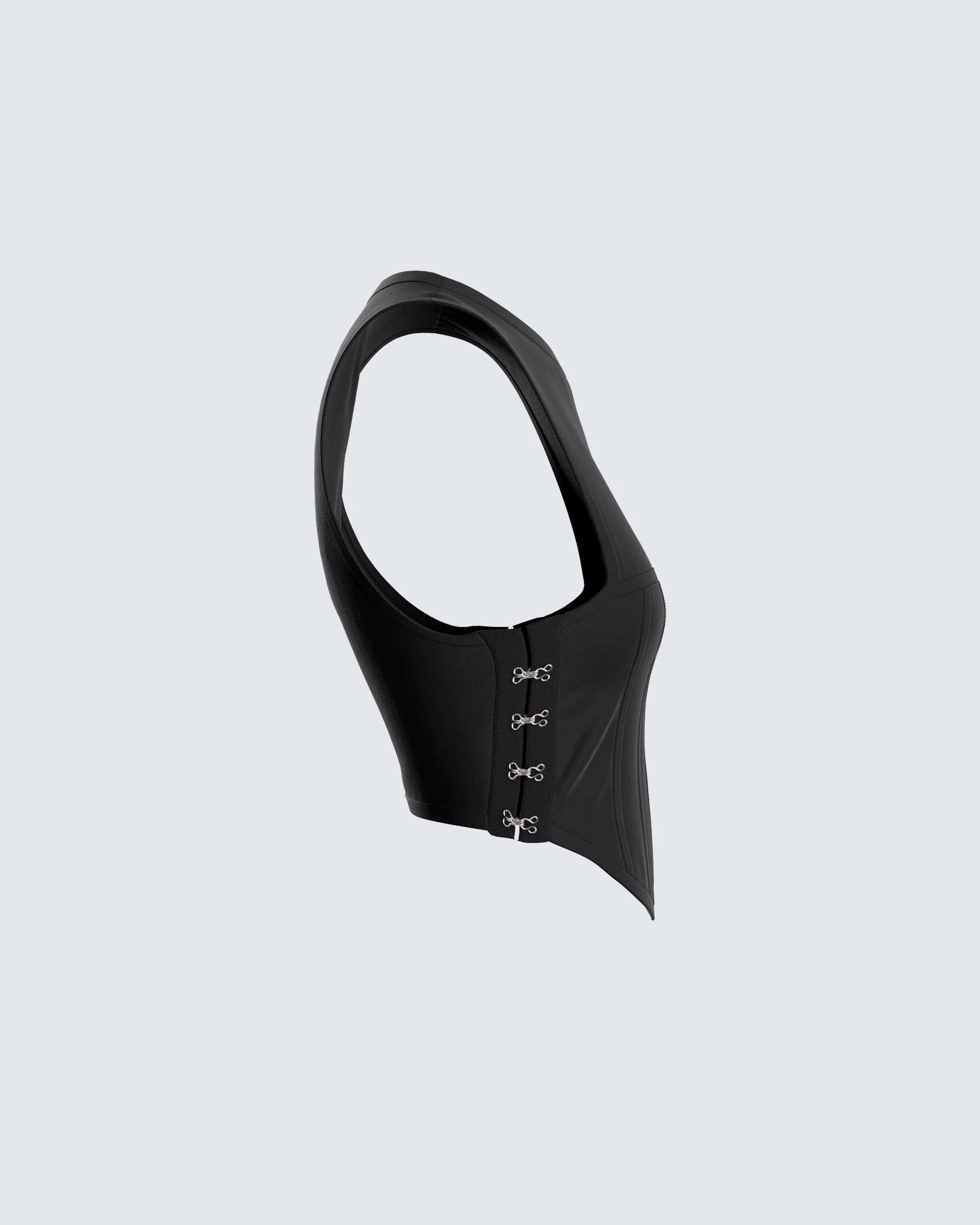 Eli Black Corset Top - Image 2