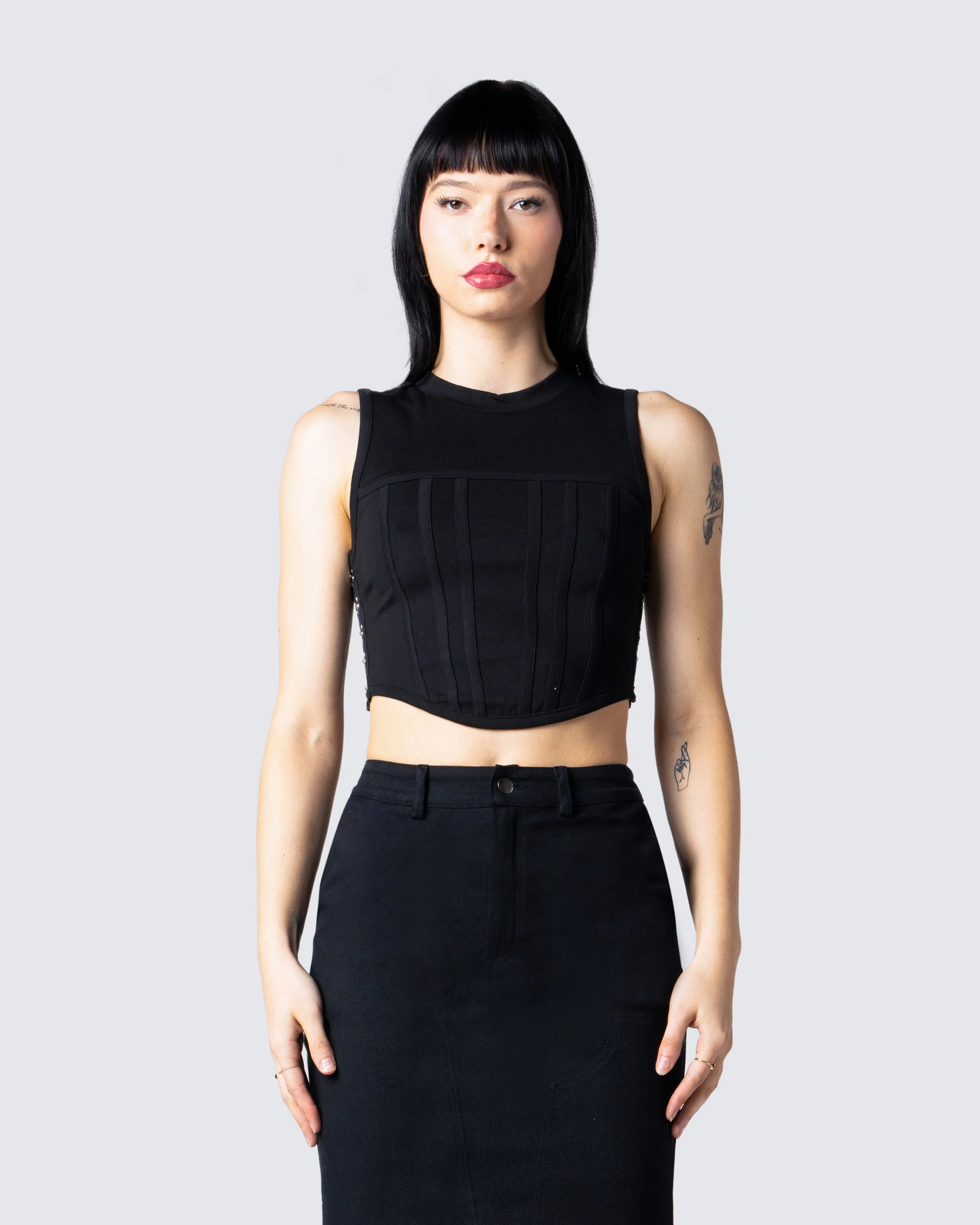 Eli Black Corset Top - Image 4