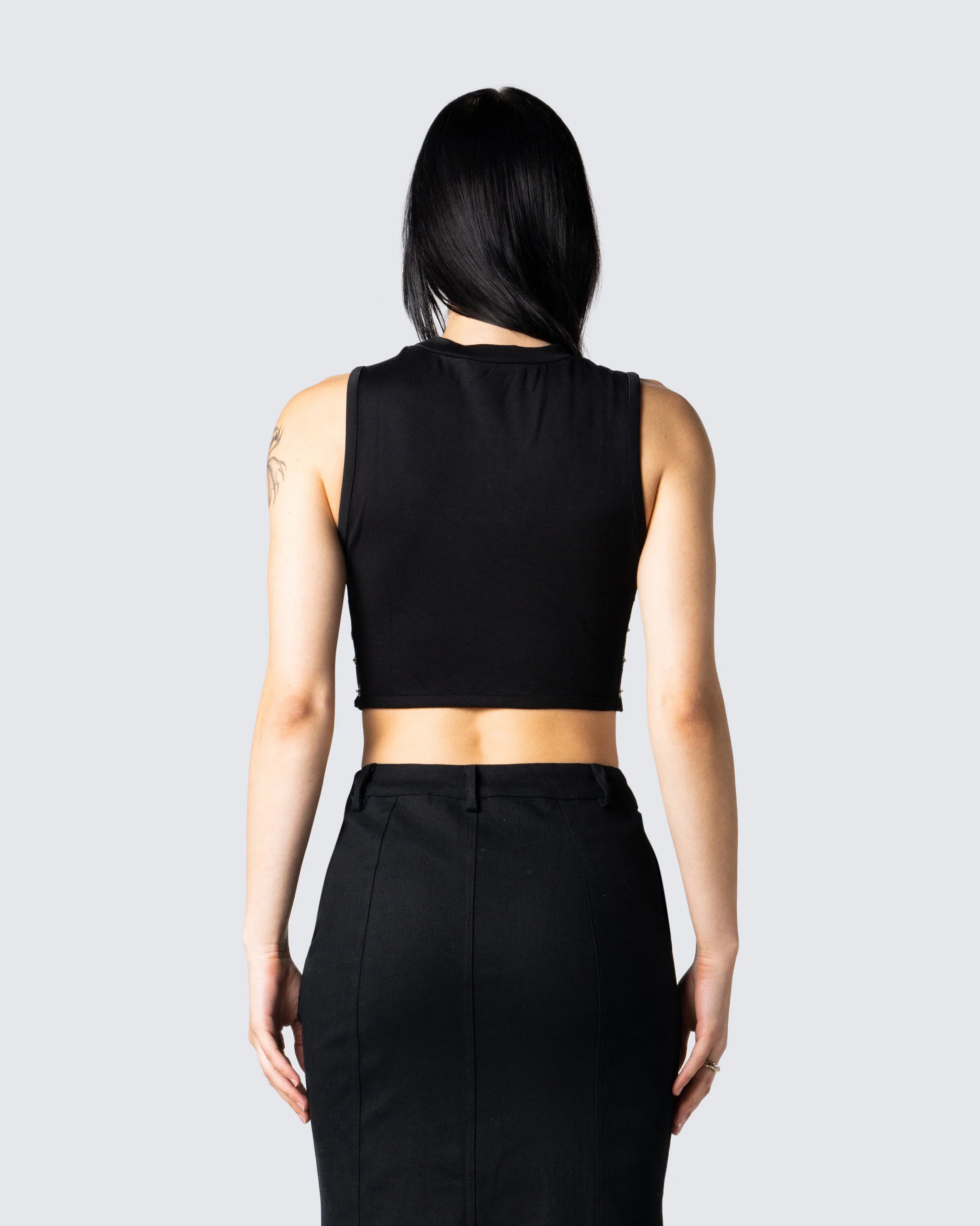 Eli Black Corset Top - Image 6