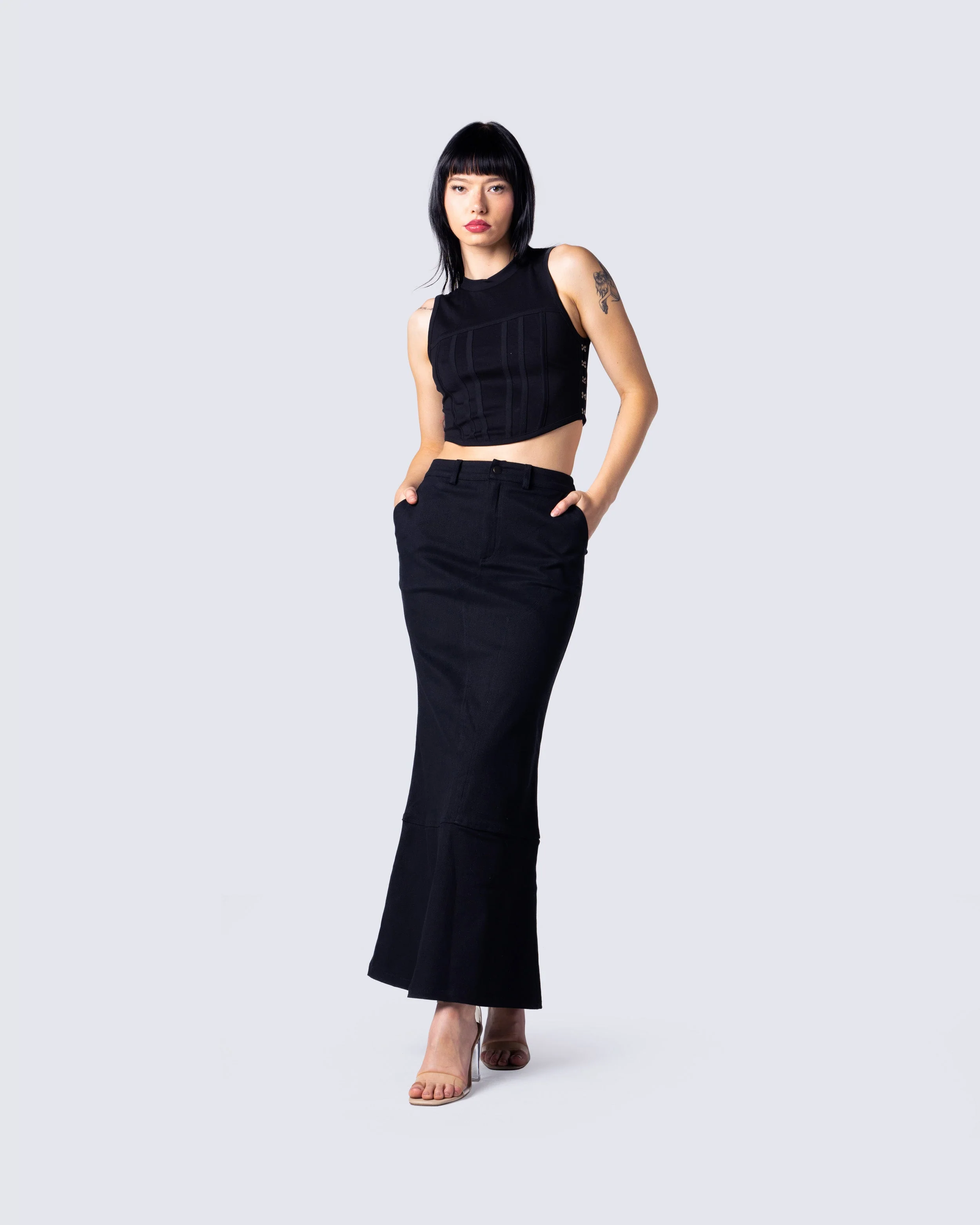 Eli Black Corset Top - Image 7