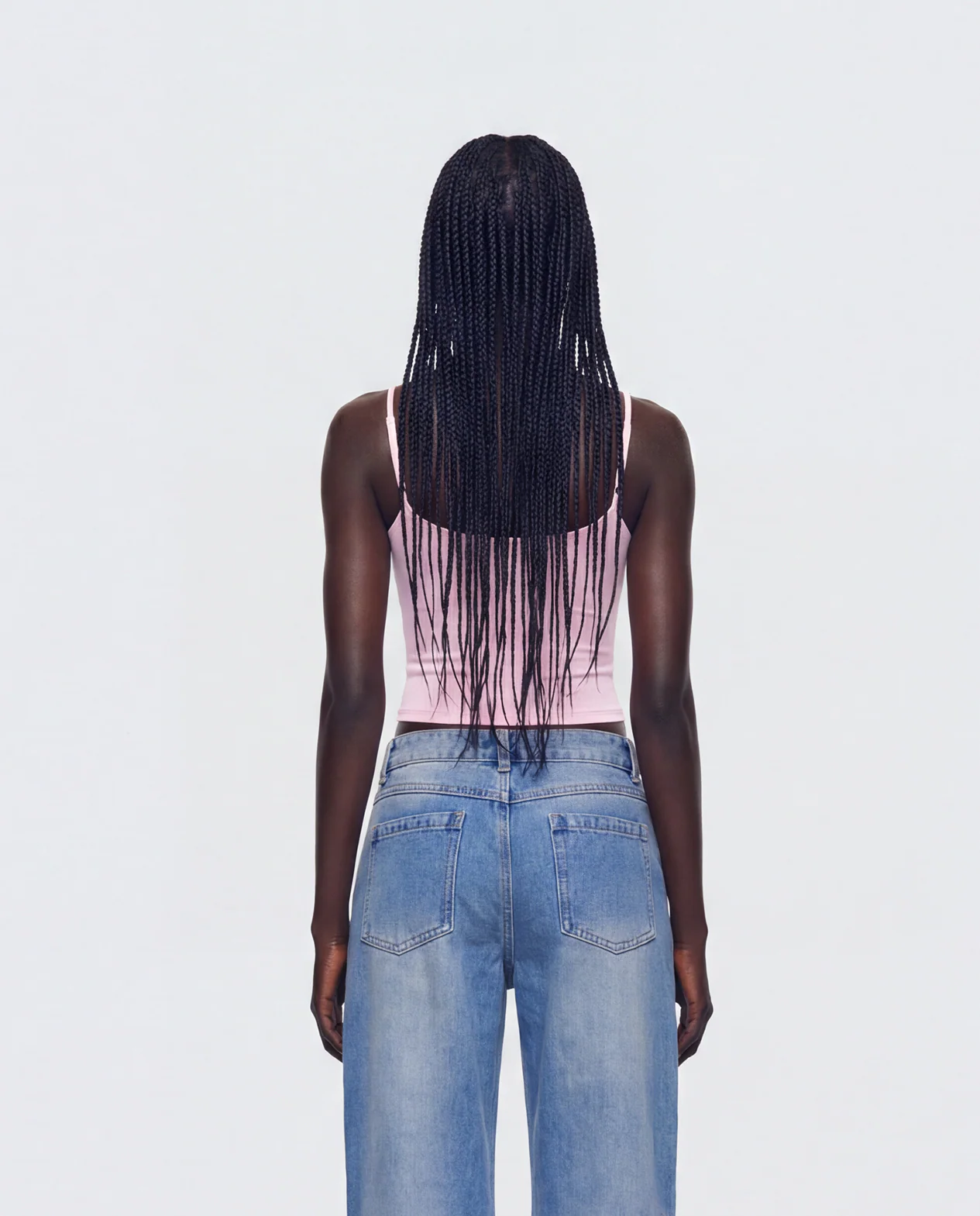 Elli Pink Printed Slogan Cami Top - Image 4
