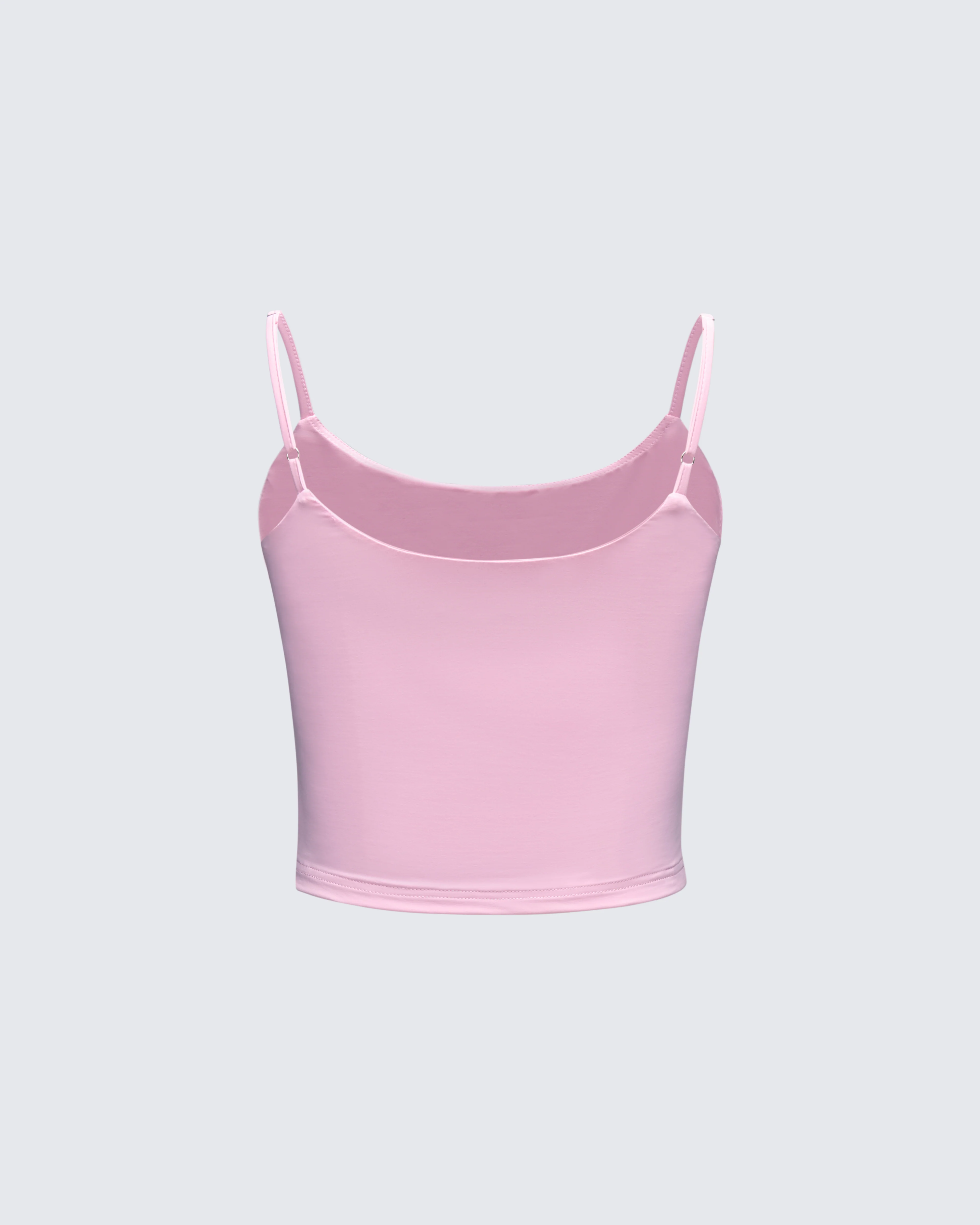 Elli Pink Printed Slogan Cami Top - Image 6