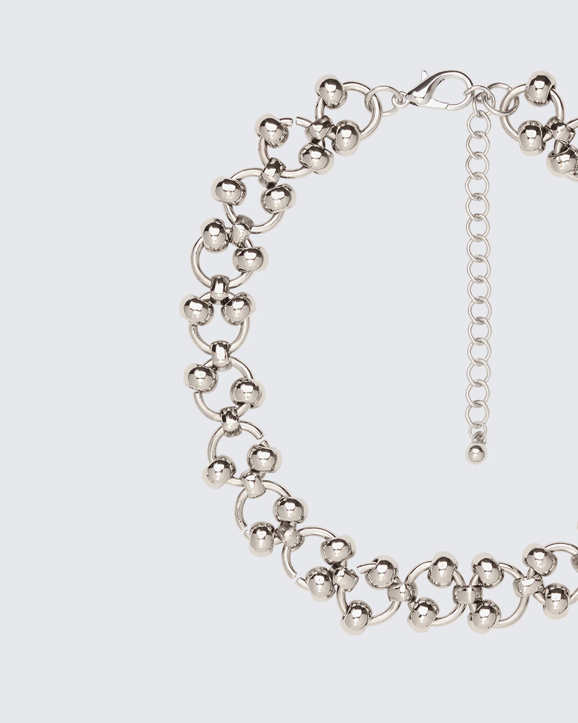 Ellisse Silver Piercing Choker - Image 2