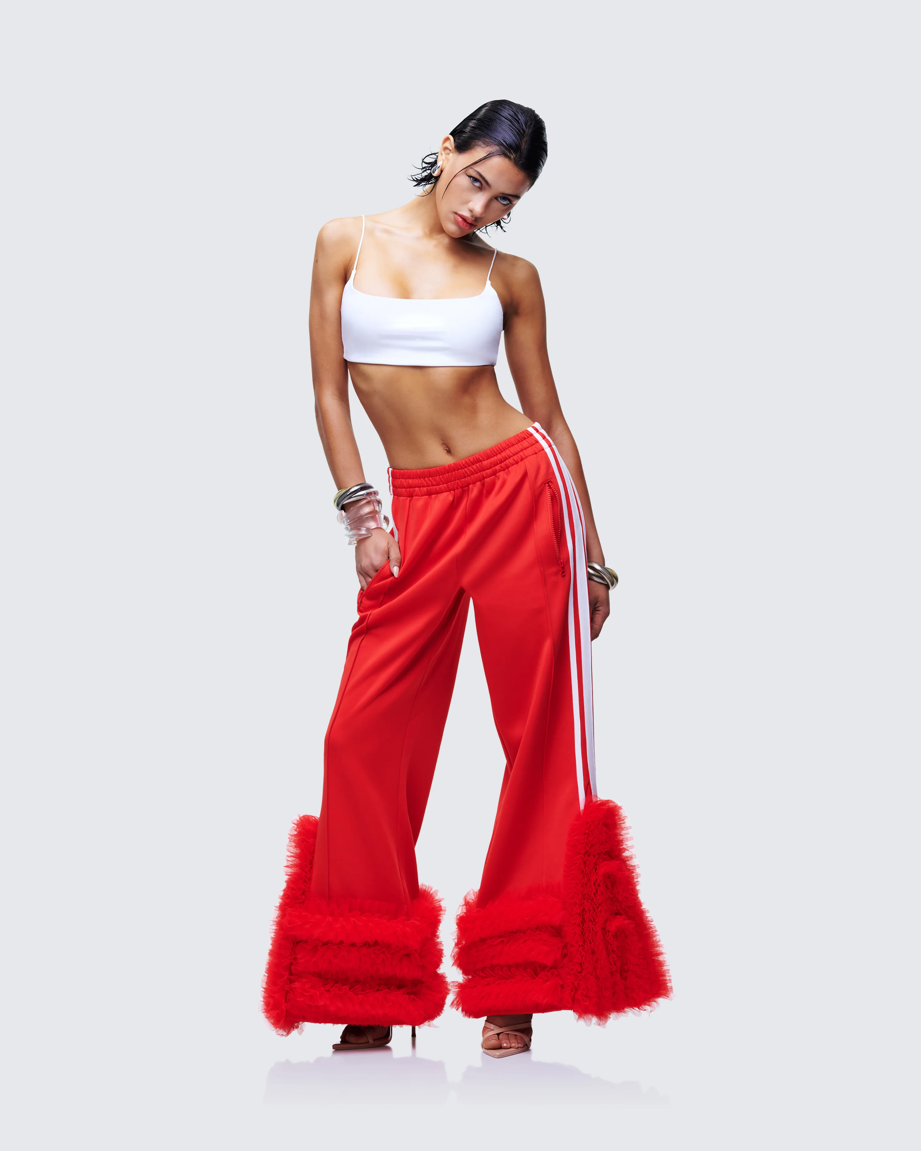 Elodie White Cropped Top - Image 5