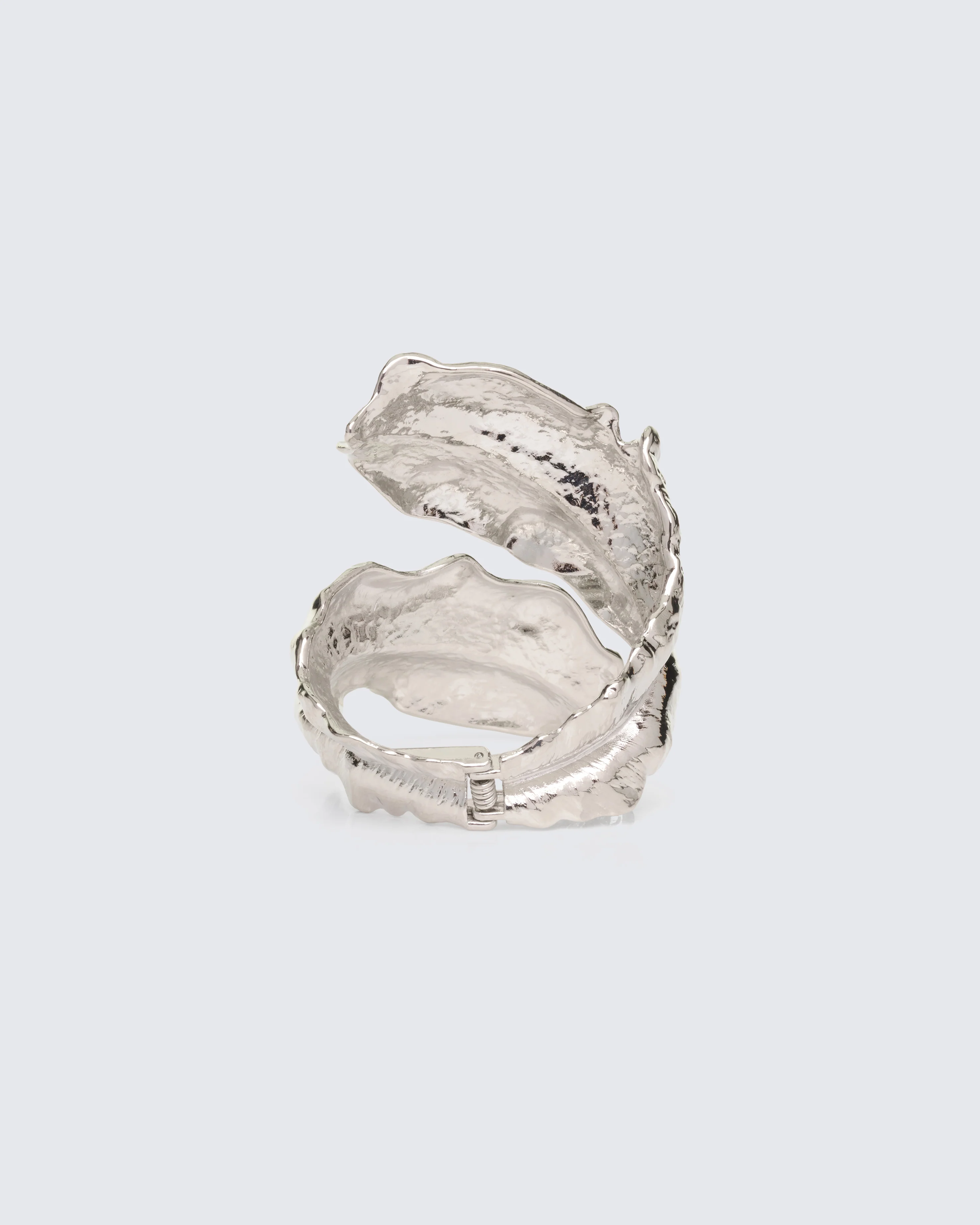 Emerald Silver Leaf Bracelet - Image 2