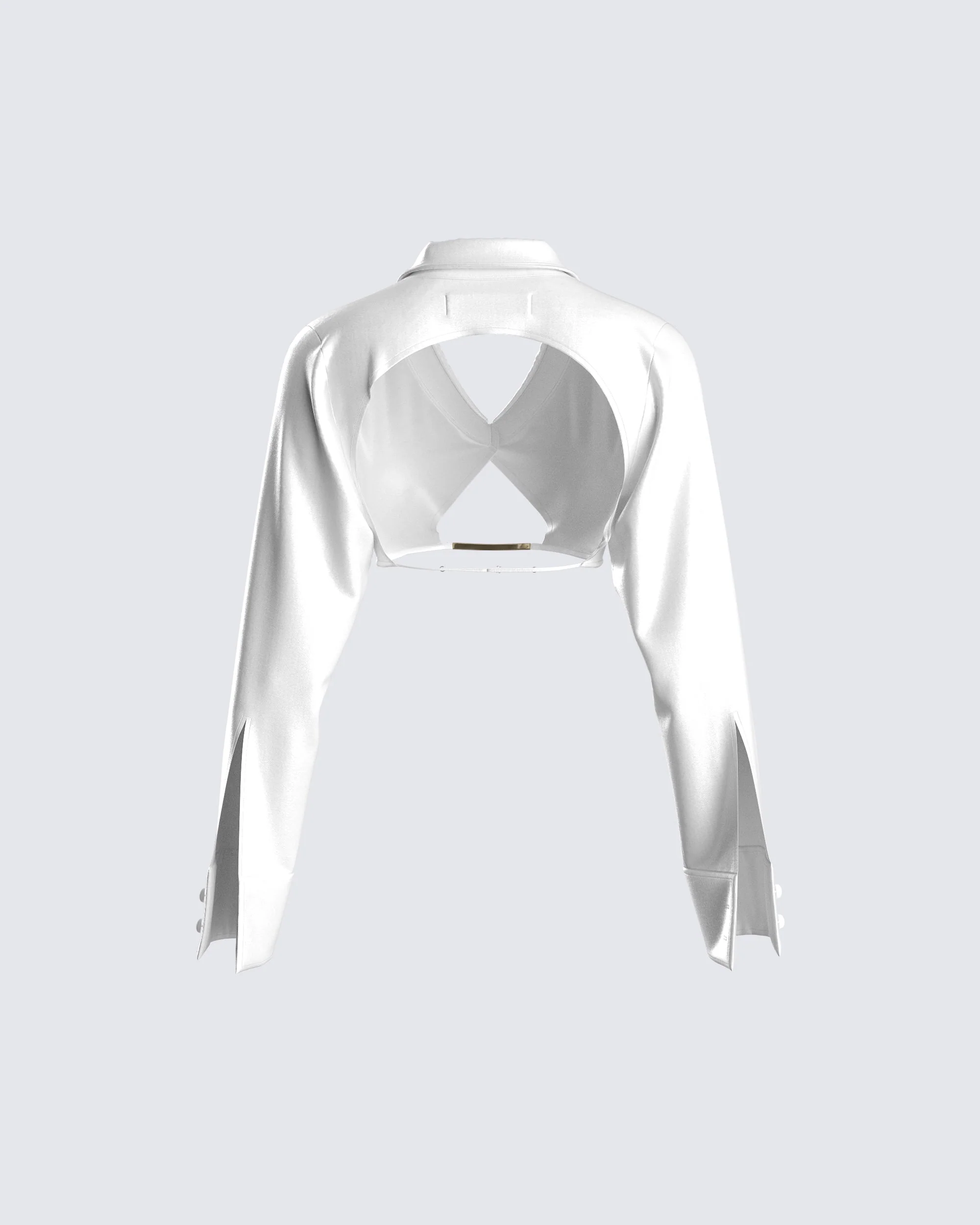 Emilia Ivory Cropped Top - Image 3