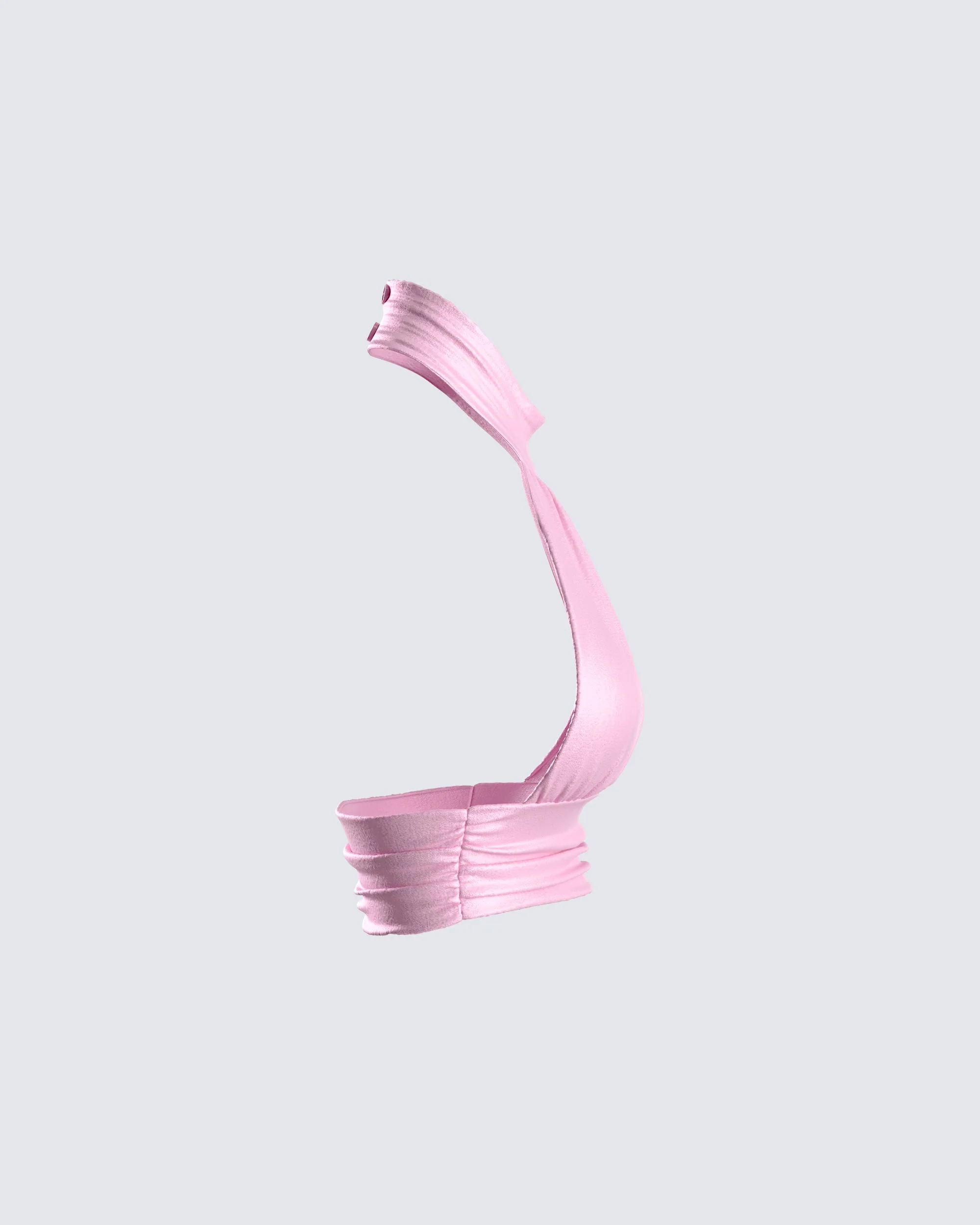 Emmy Pink Halter Crop Top - Image 2