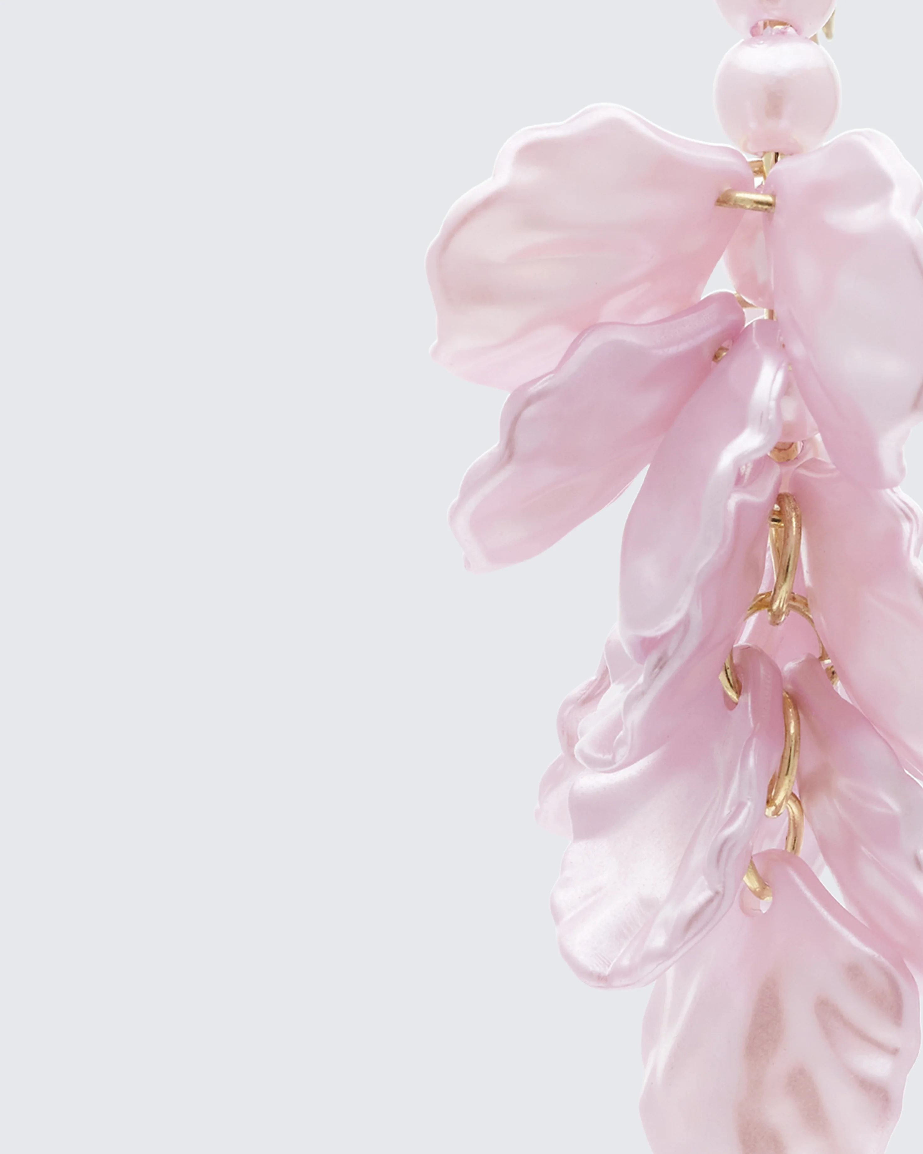 Empryss Lilac Petal Hoop Earrings - Image 3