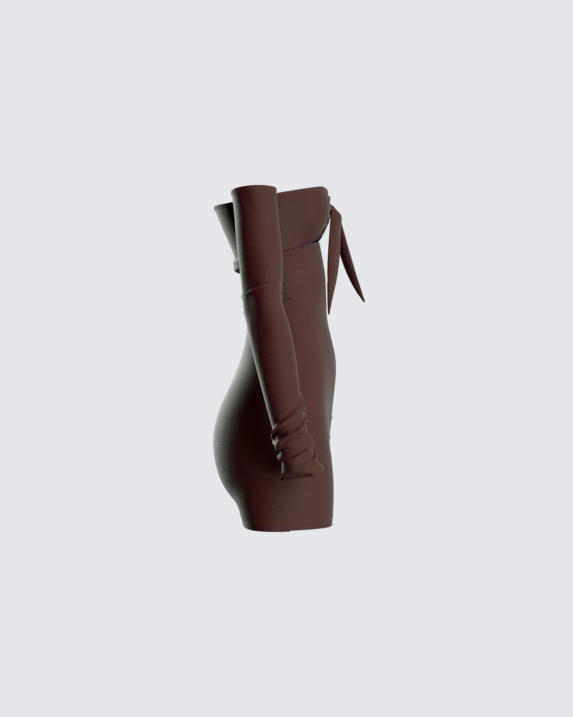 Emsley Brown Tie Mini Dress - Image 2