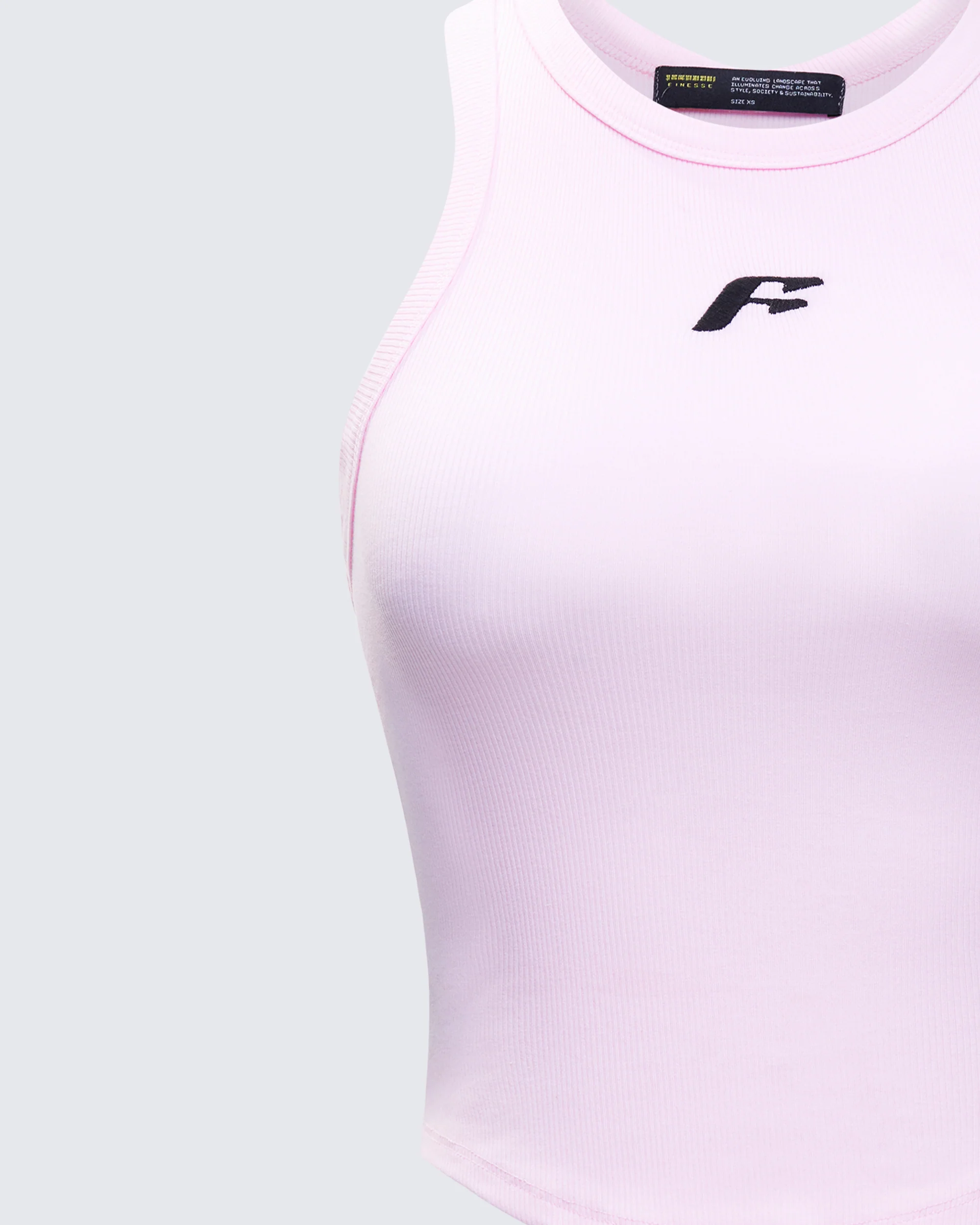 Enid Pink Scoop Hem Tank Top - Image 6