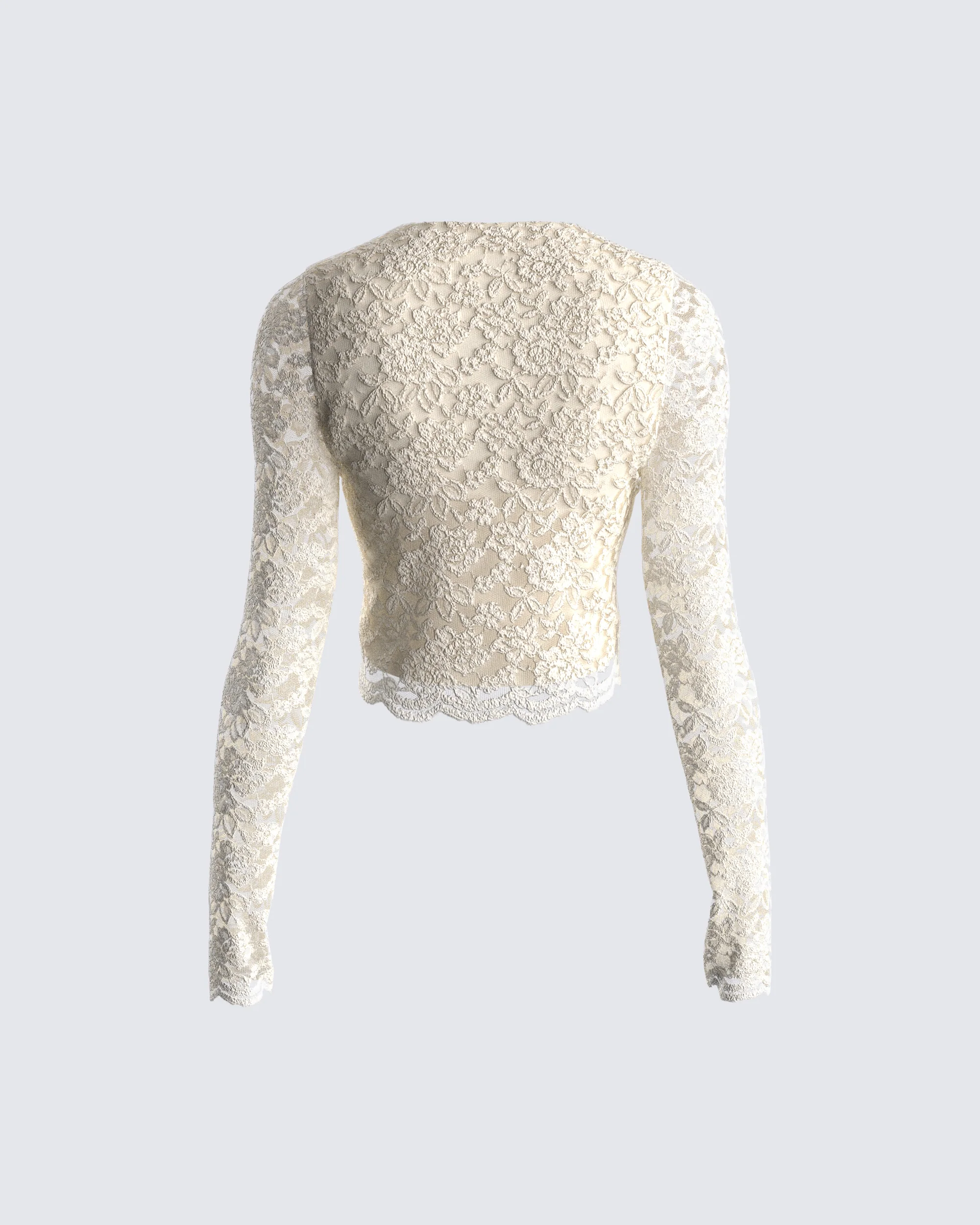 Esperanza Ivory Lace Top - Image 3