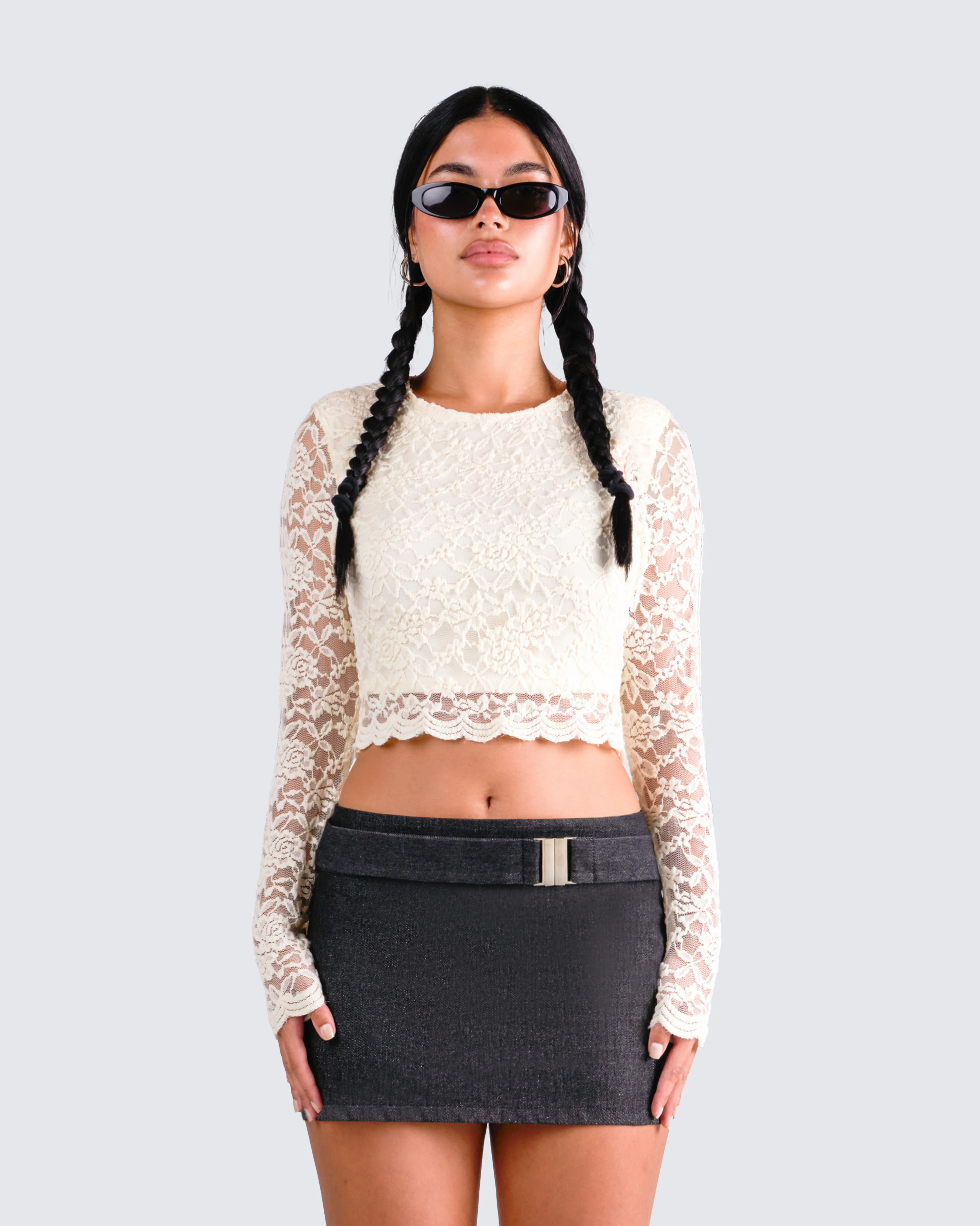 Esperanza Ivory Lace Top - Image 4