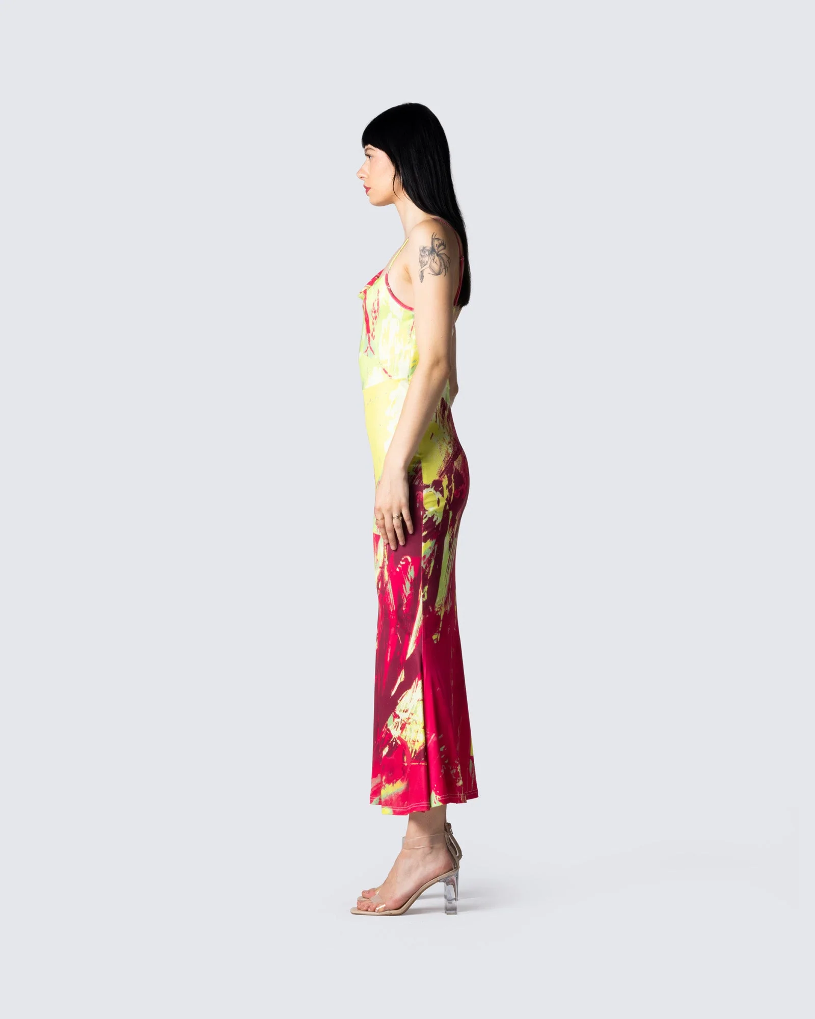 Everleigh Abstract Print Dress - Image 5