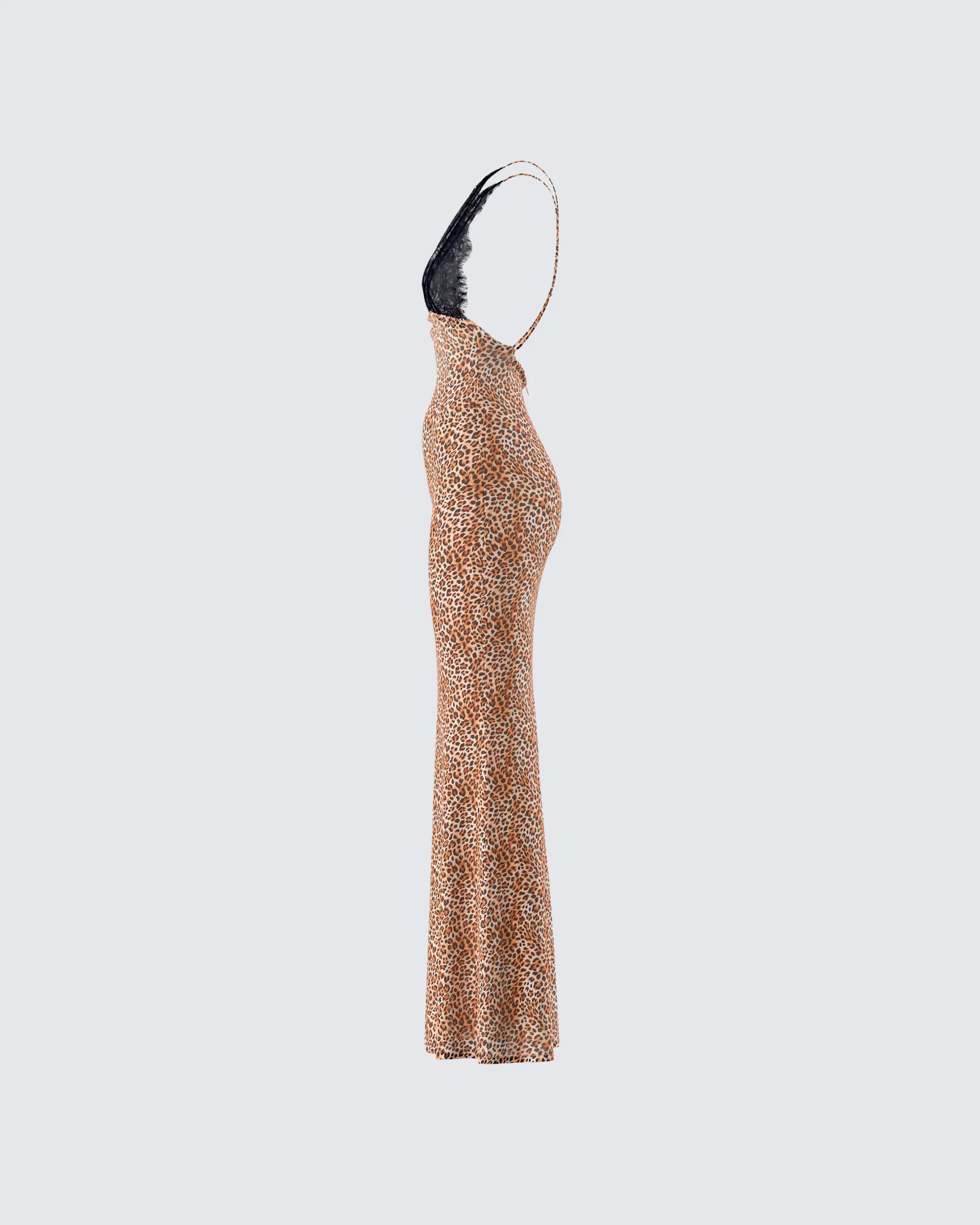 Evodie Leopard Print Maxi Dress - Image 2