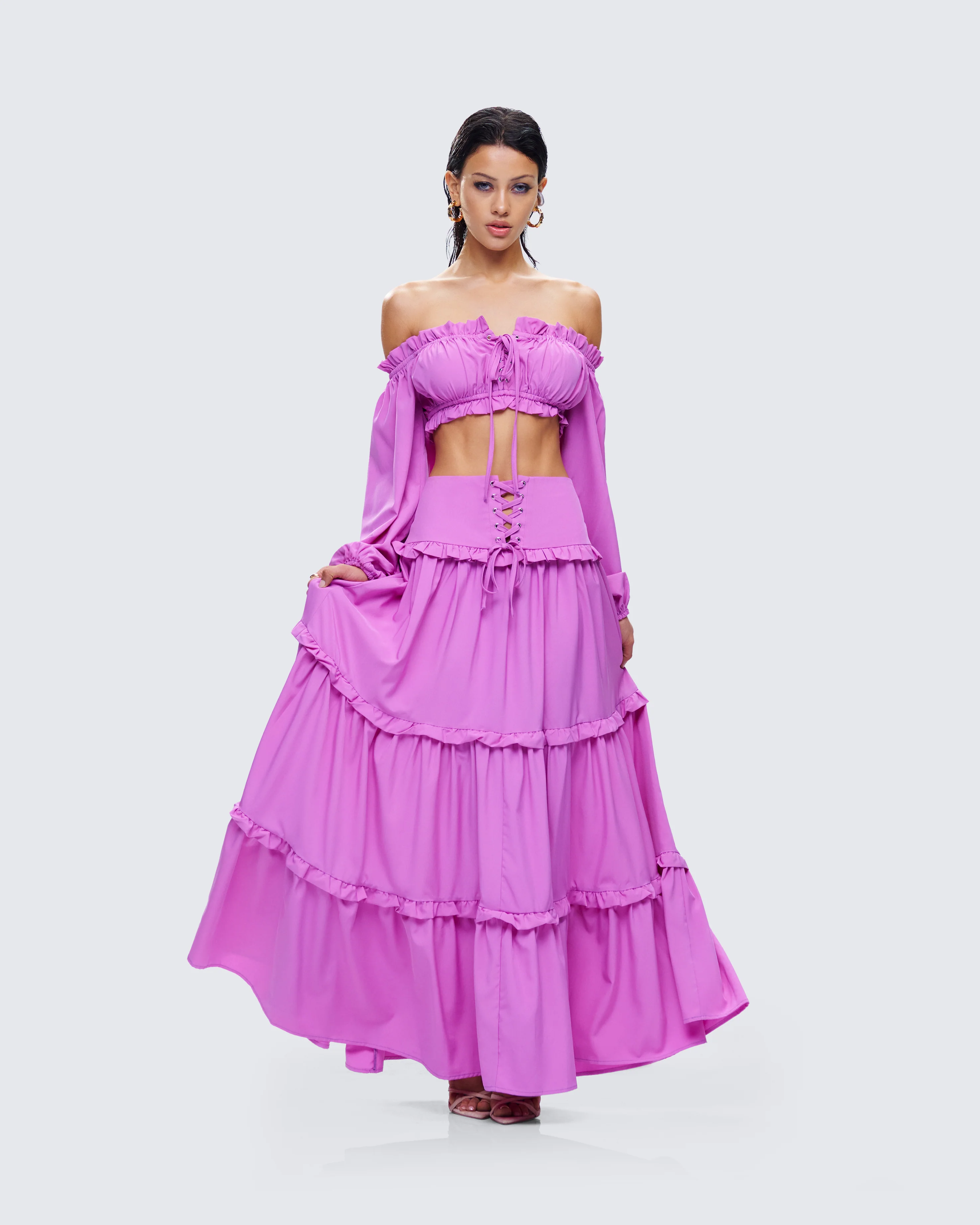 Fabiana Lilac Maxi Set - Image 6