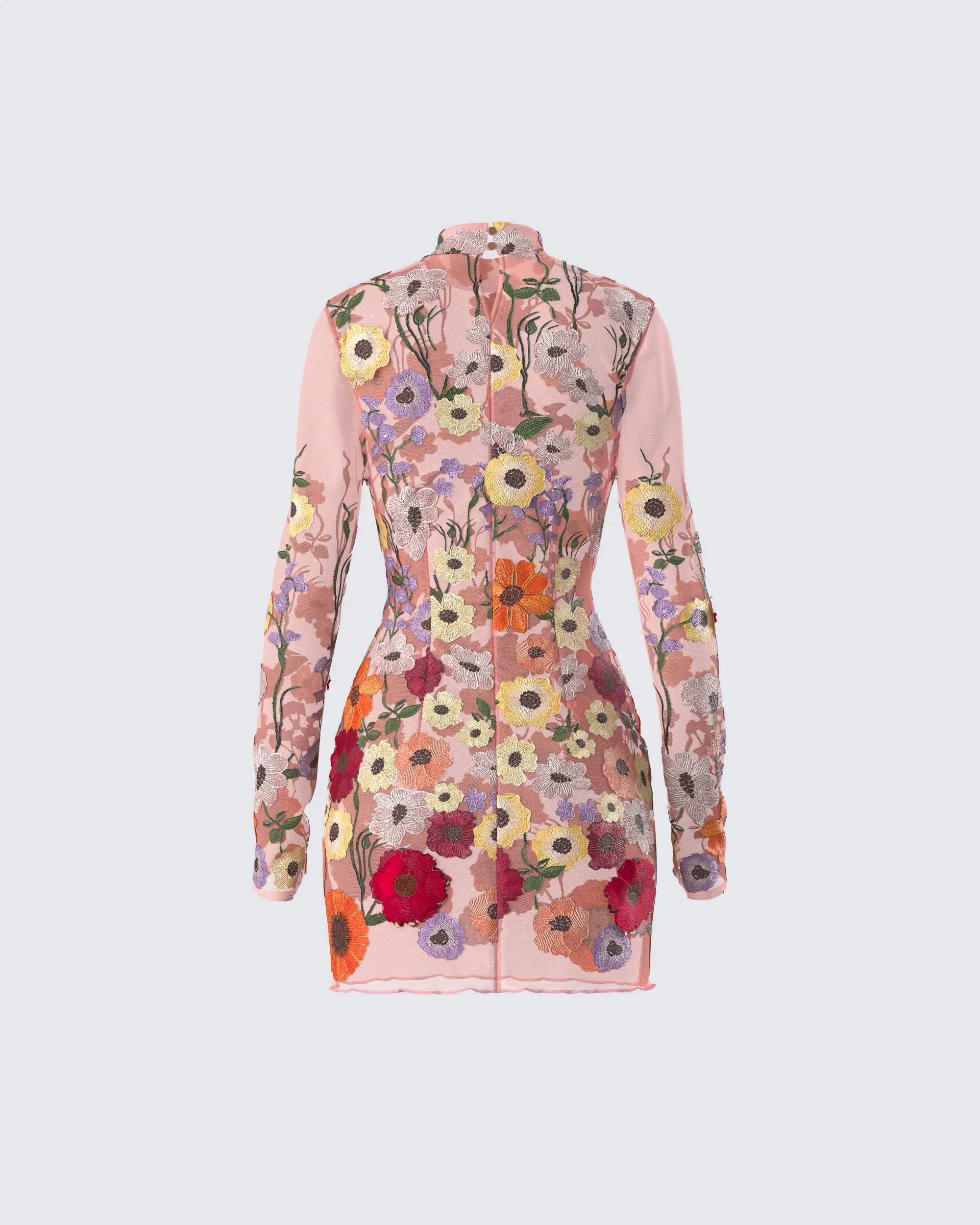 Flora Flower Mini Dress - Image 3