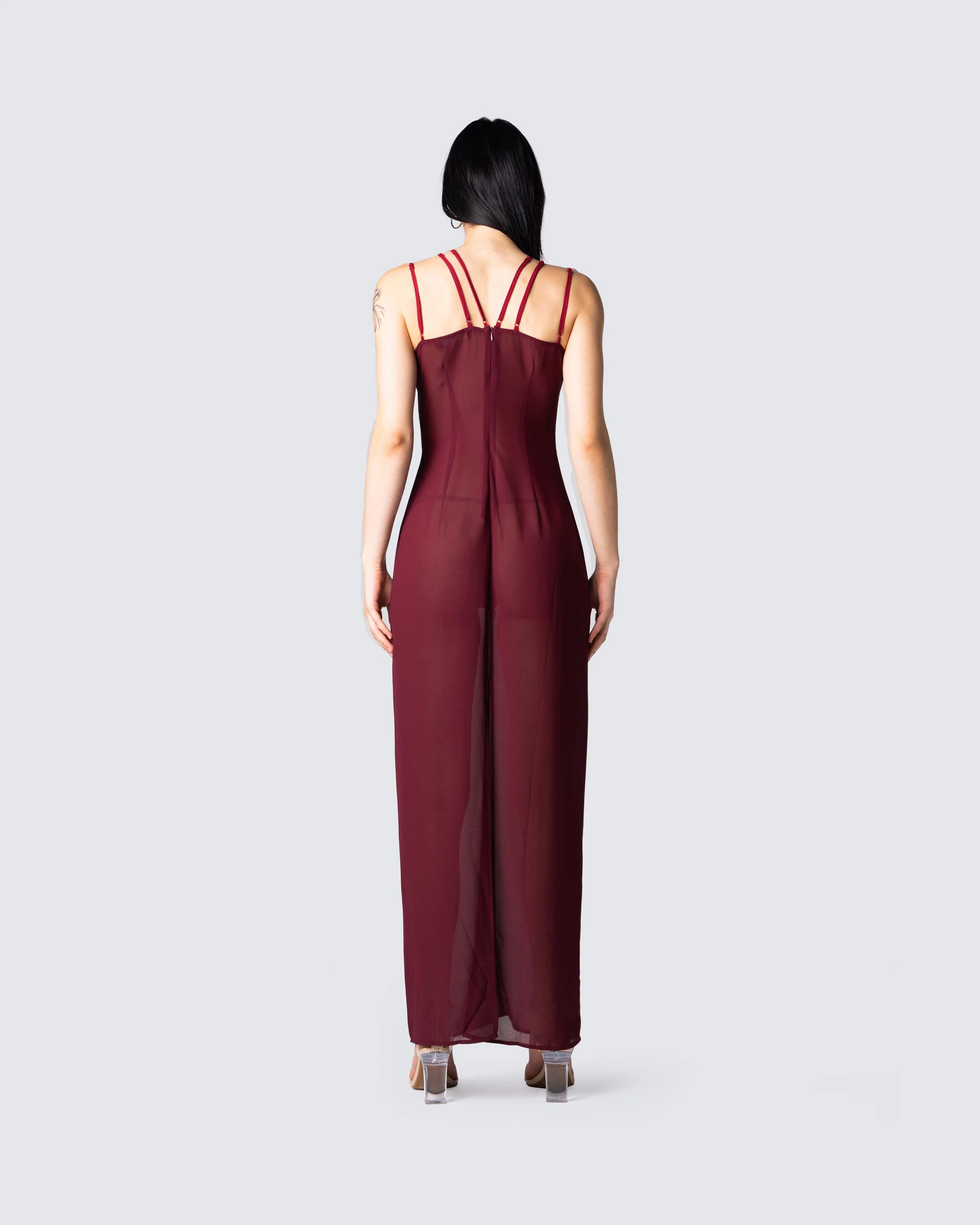 Greta Red Corset Gown - Image 6