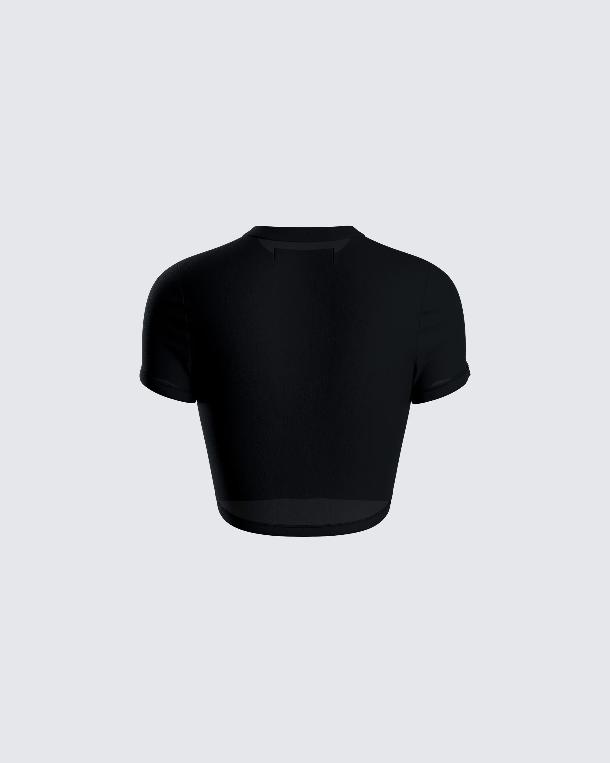 Gwendolyn Black Jersey Graphic Top - Image 3