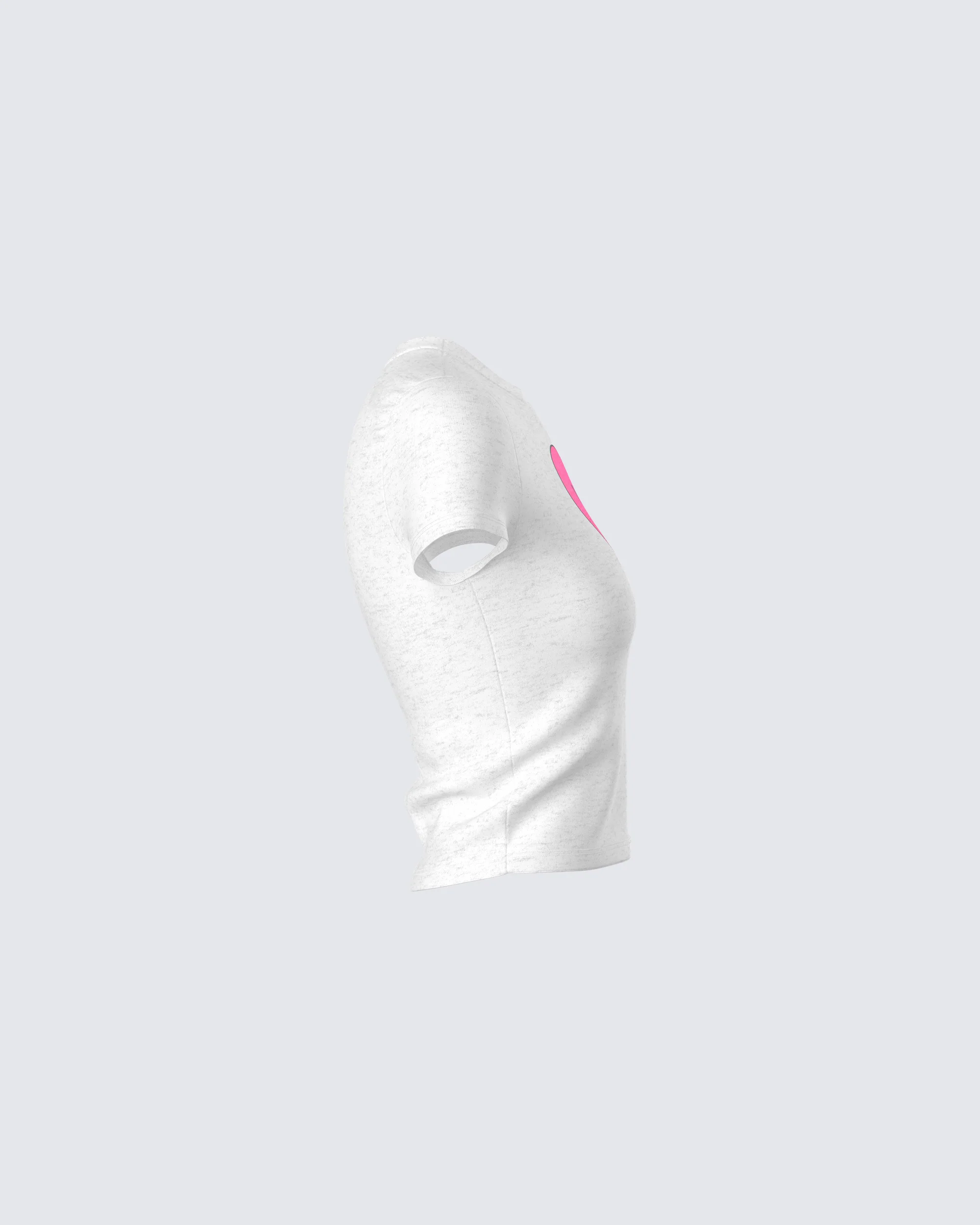 Gwyneth White Jersey Graphic Top - Image 2