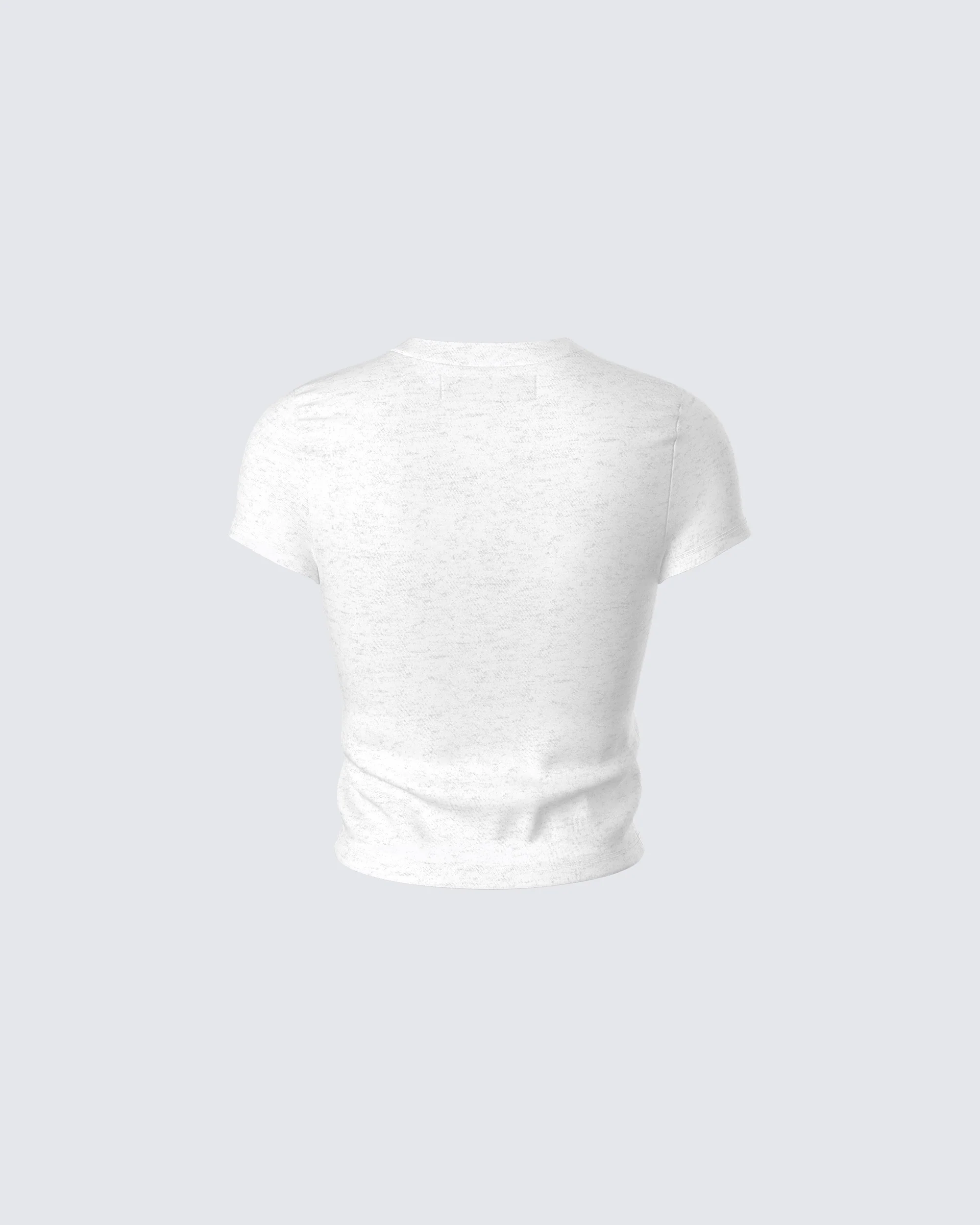 Gwyneth White Jersey Graphic Top - Image 3