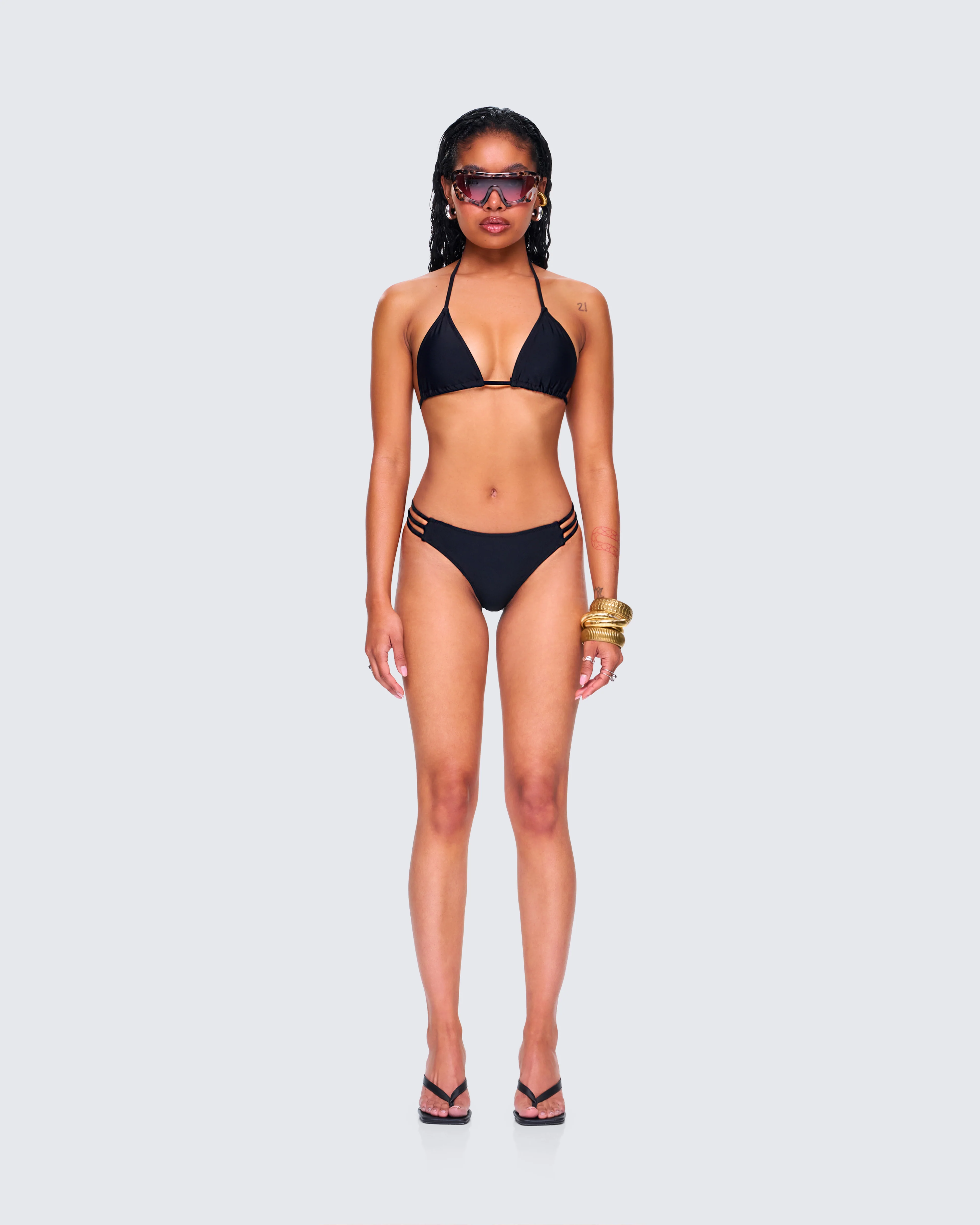 Halsey Black Bikini Set - Image 2