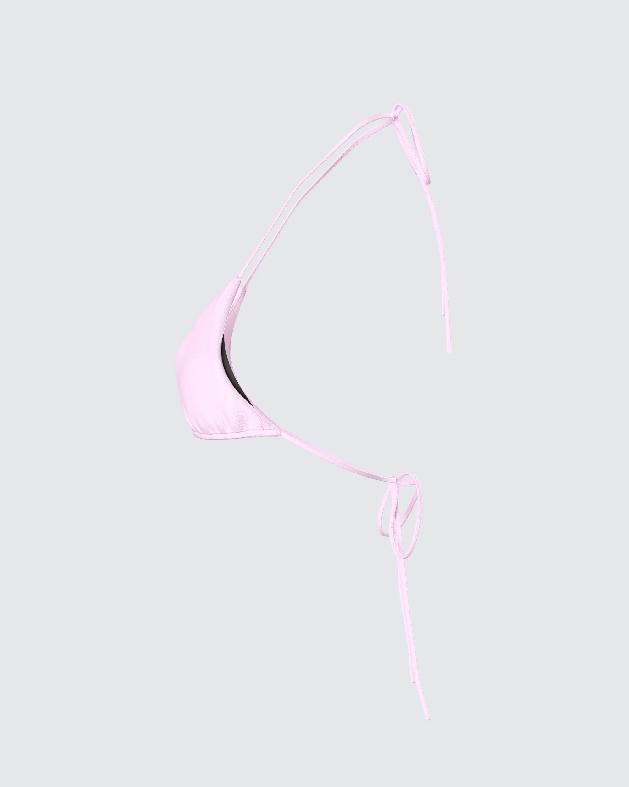Halsey Pink Triangle Bikini Top - Image 2